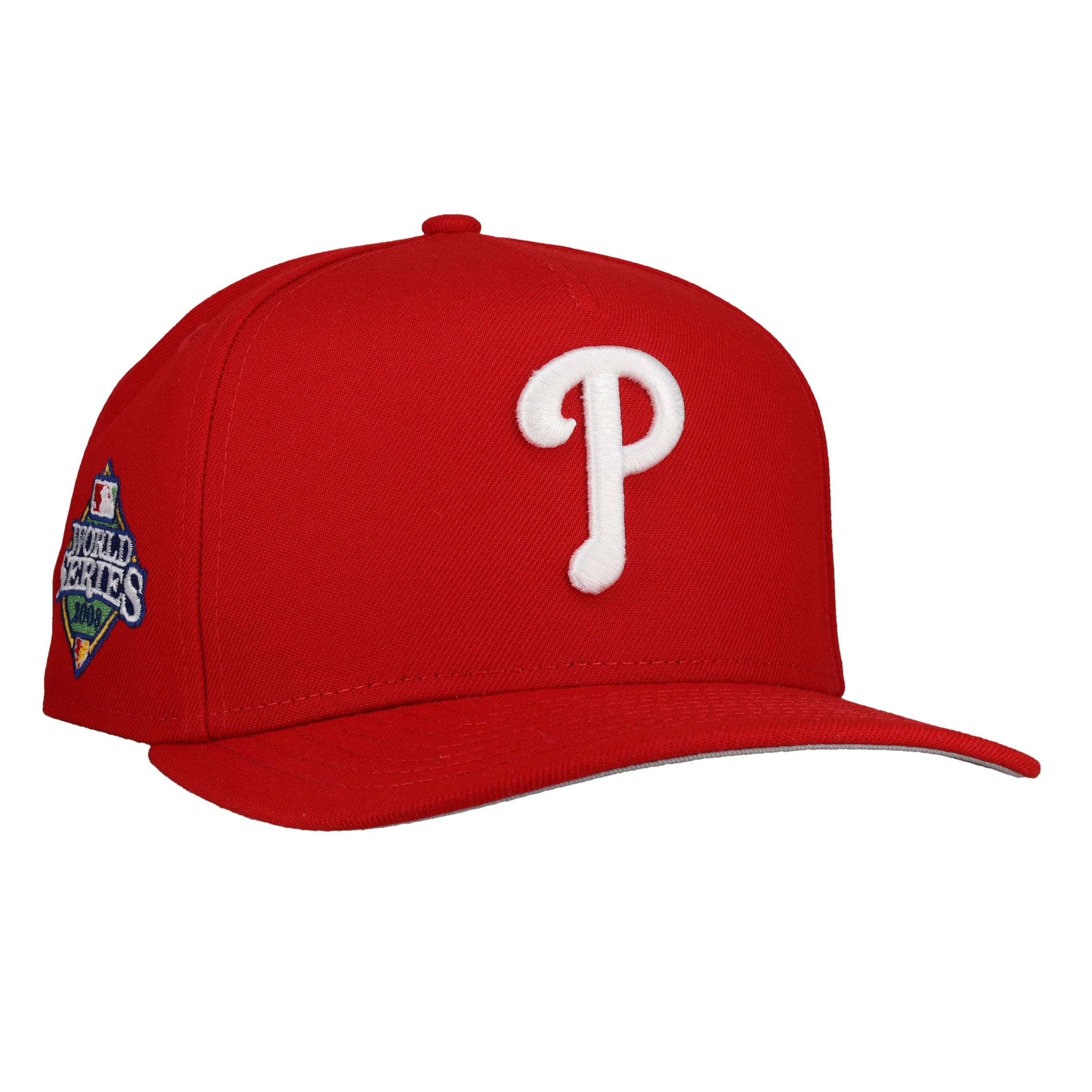 Philadelphia Phillies 2008 World Series Red New Era 9Fifty A Frame Snapback Hat
