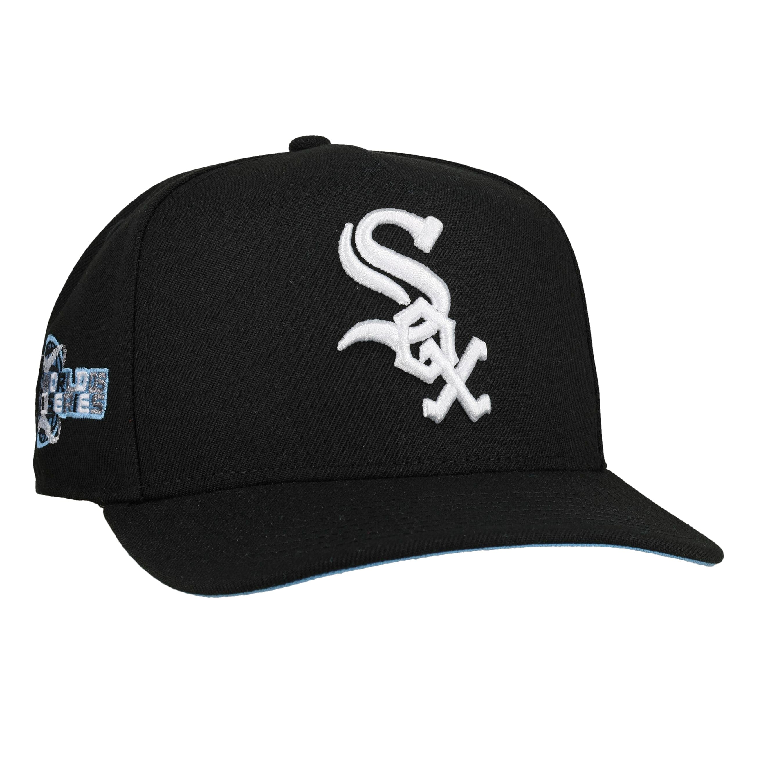 Chicago White Sox 2005 World Series Black/Blue Brim 9Fifty A Frame Snapback Hat
