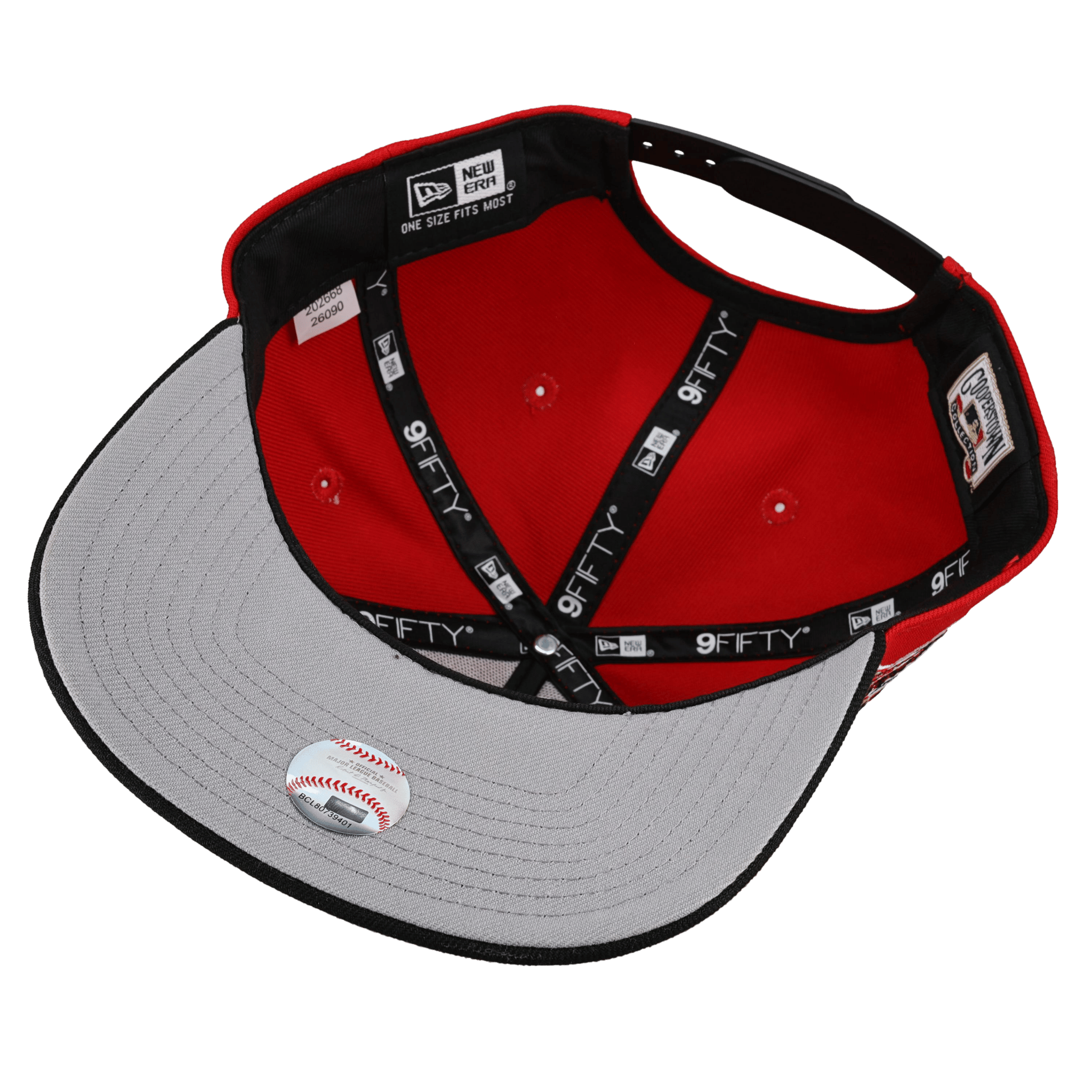 Atlanta Braves 30th Anniversary Red/Black 9Fifty A Frame Snapback Hat