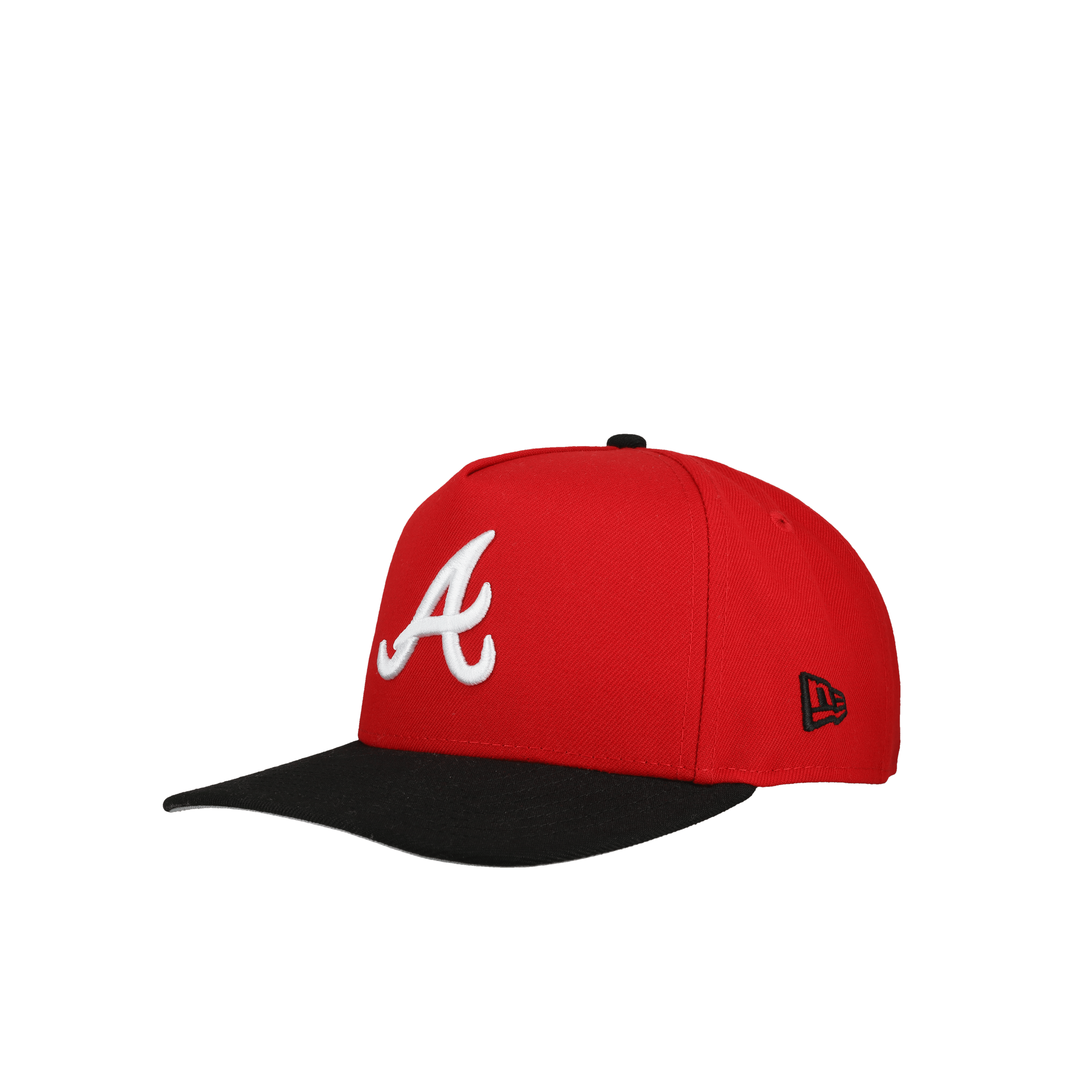 Atlanta Braves 30th Anniversary Red/Black 9Fifty A Frame Snapback Hat