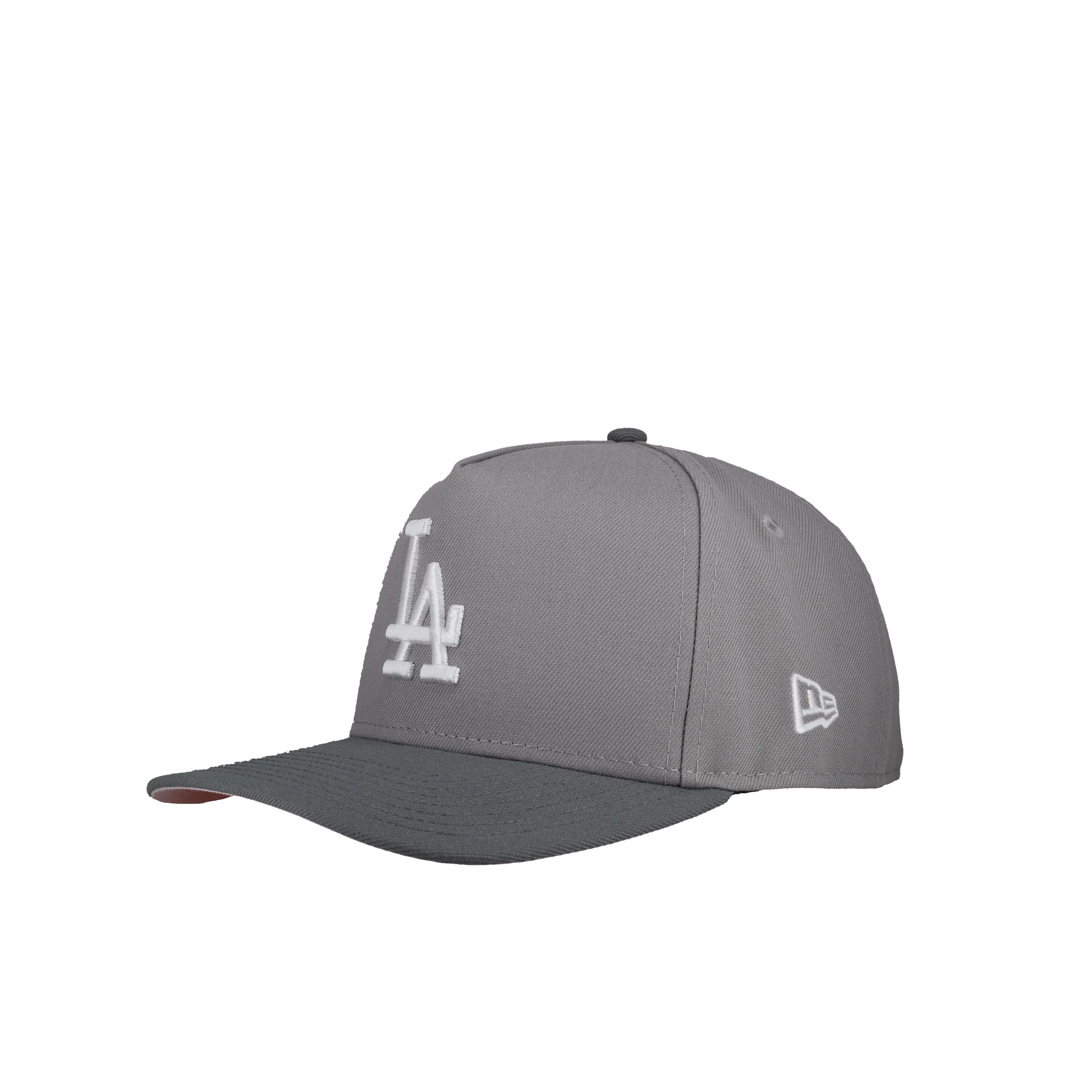 Los Angeles Dodgers 50th Anniversary Grey/Pink 9Fifty A Frame Snapback Hat