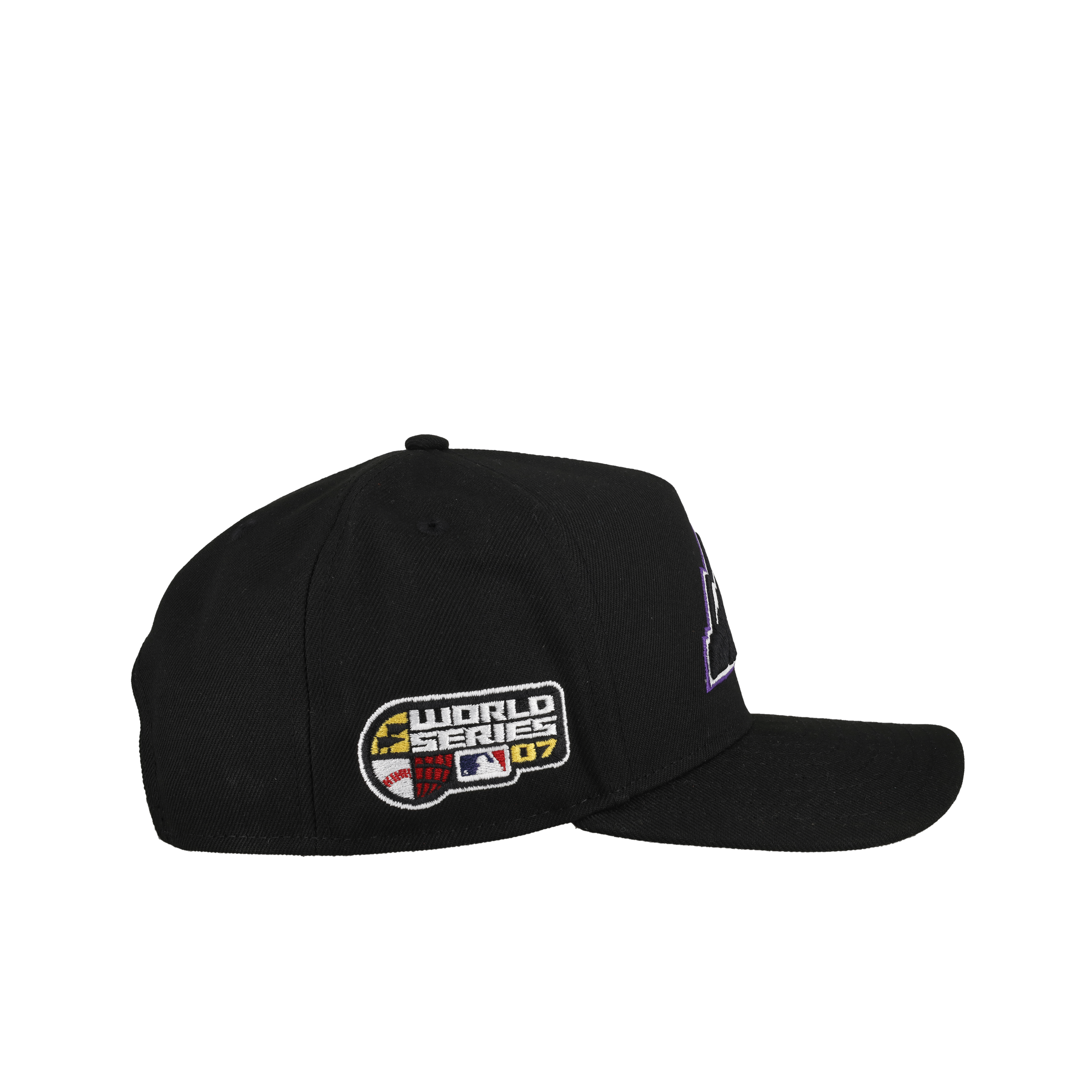Colorado Rockies 2007 Team Color 9Fifty A Frame Snapback Hat (Grey Brim)