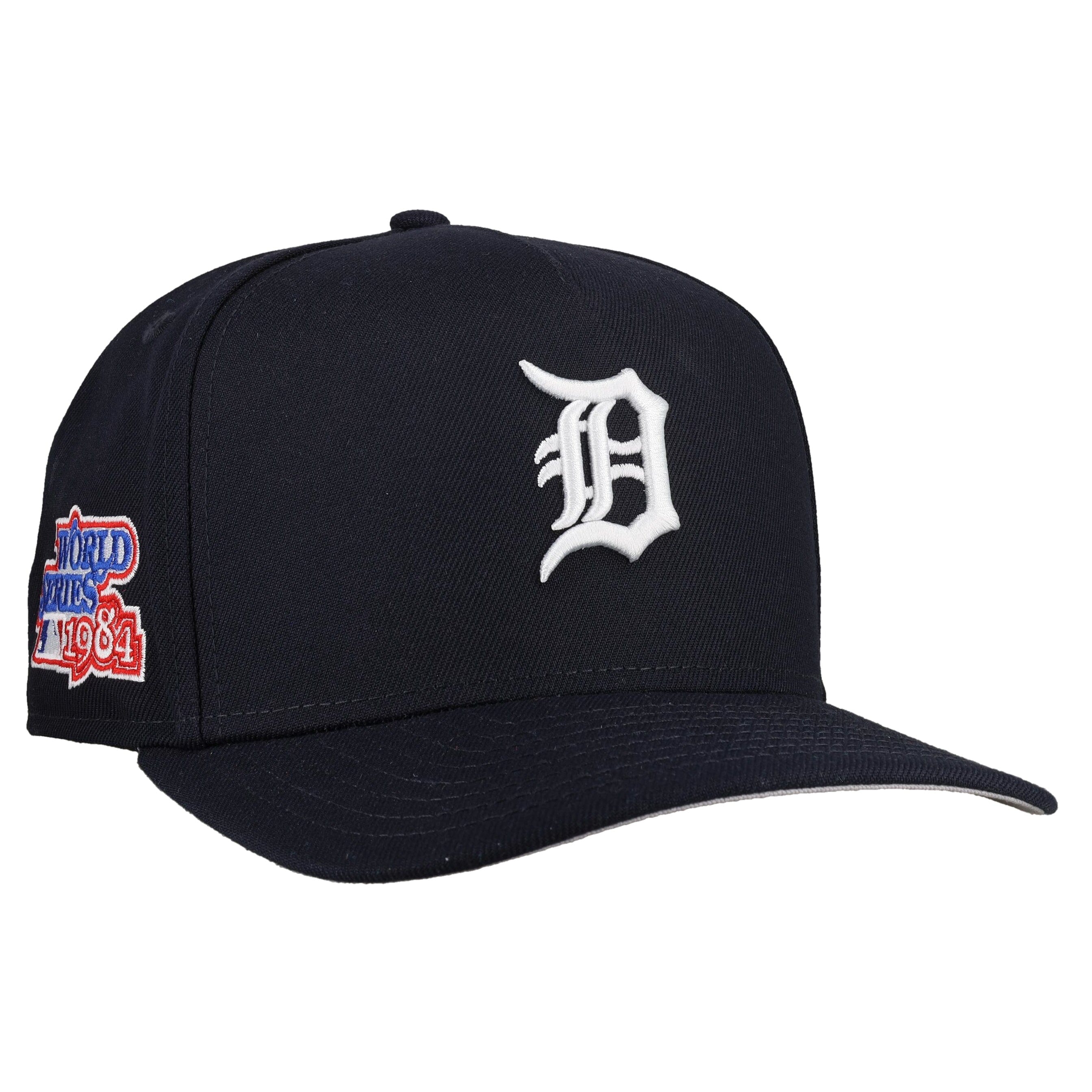 Detroit Tigers 1984 Team Color 9Fifty A Frame Snapback Hat (Grey Brim)