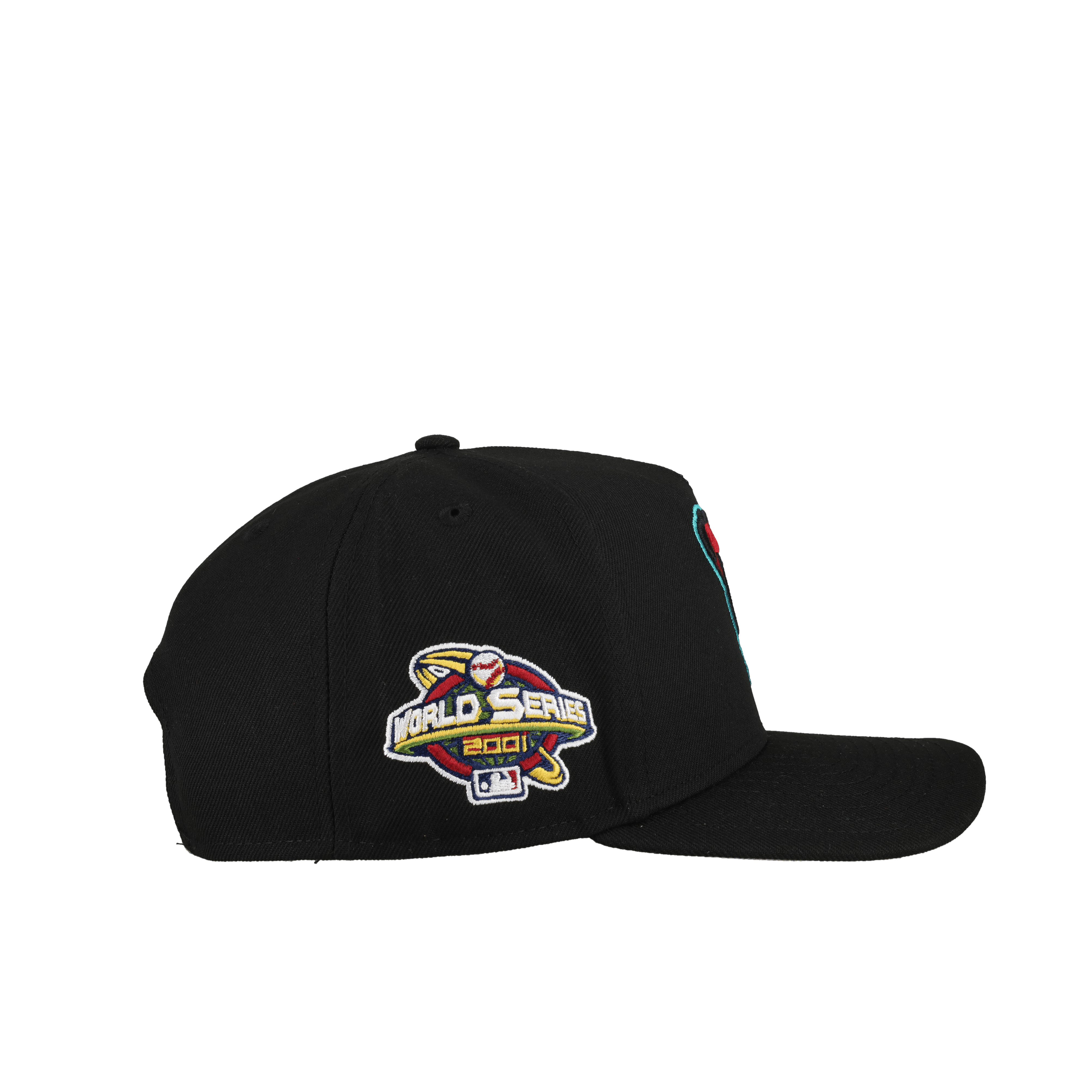 Arizona Diamondbacks 2001 Team Color 9Fifty A Frame Snapback Hat (Grey Brim)