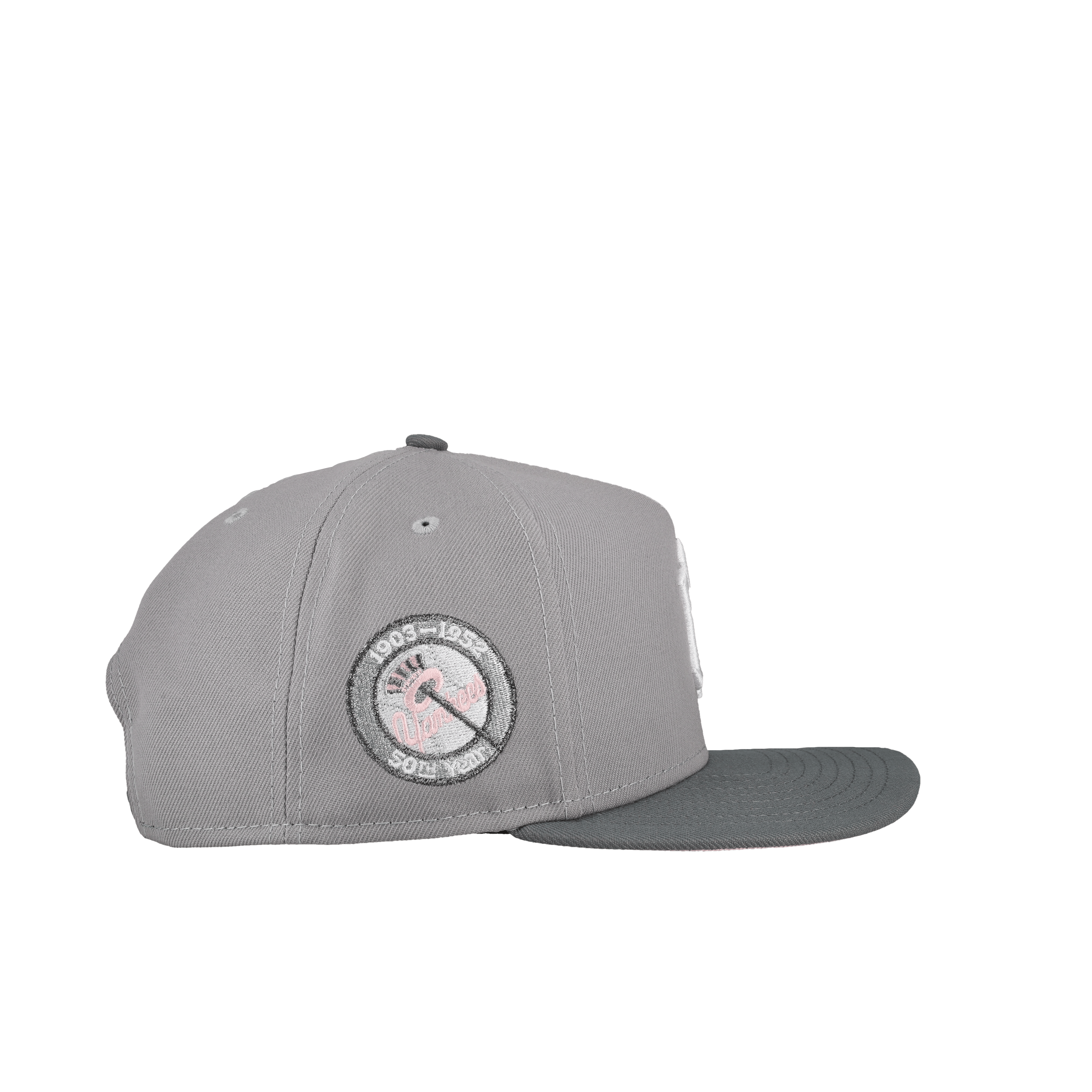 New York Yankees 50th Anniversary Grey Heart 9Fifty A Frame Snapback Hat