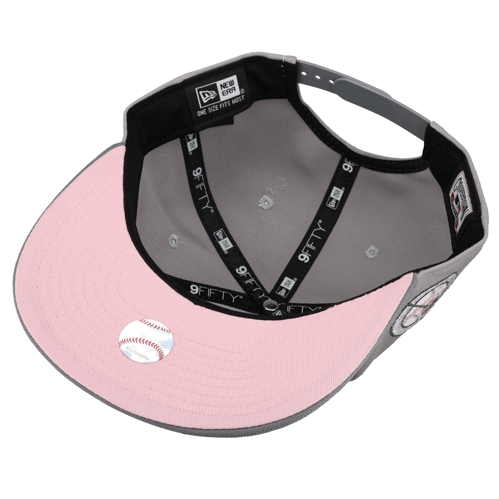 New York Yankees 50th Anniversary Grey Heart 9Fifty A Frame Snapback Hat
