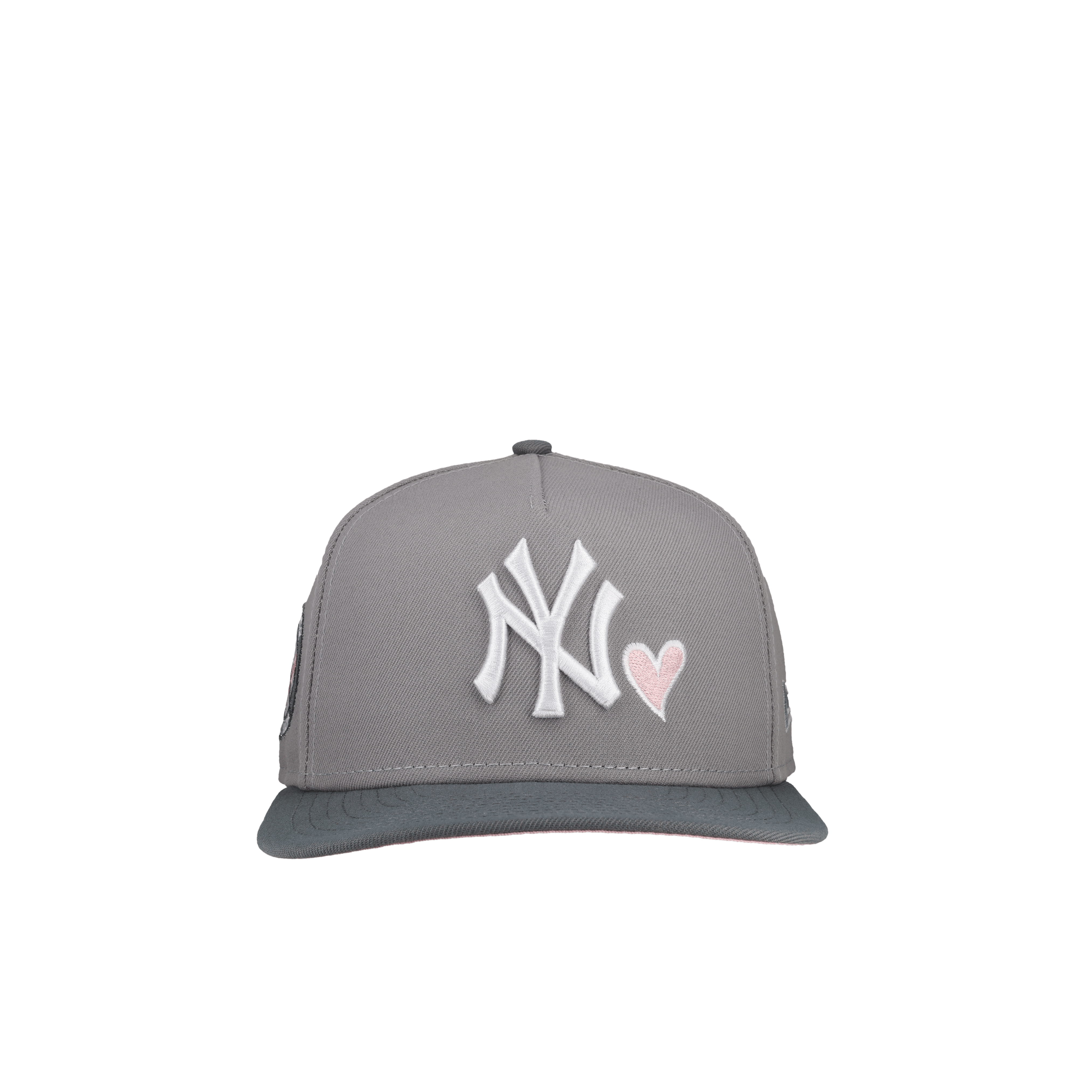 New York Yankees 50th Anniversary Grey Heart 9Fifty A Frame Snapback Hat