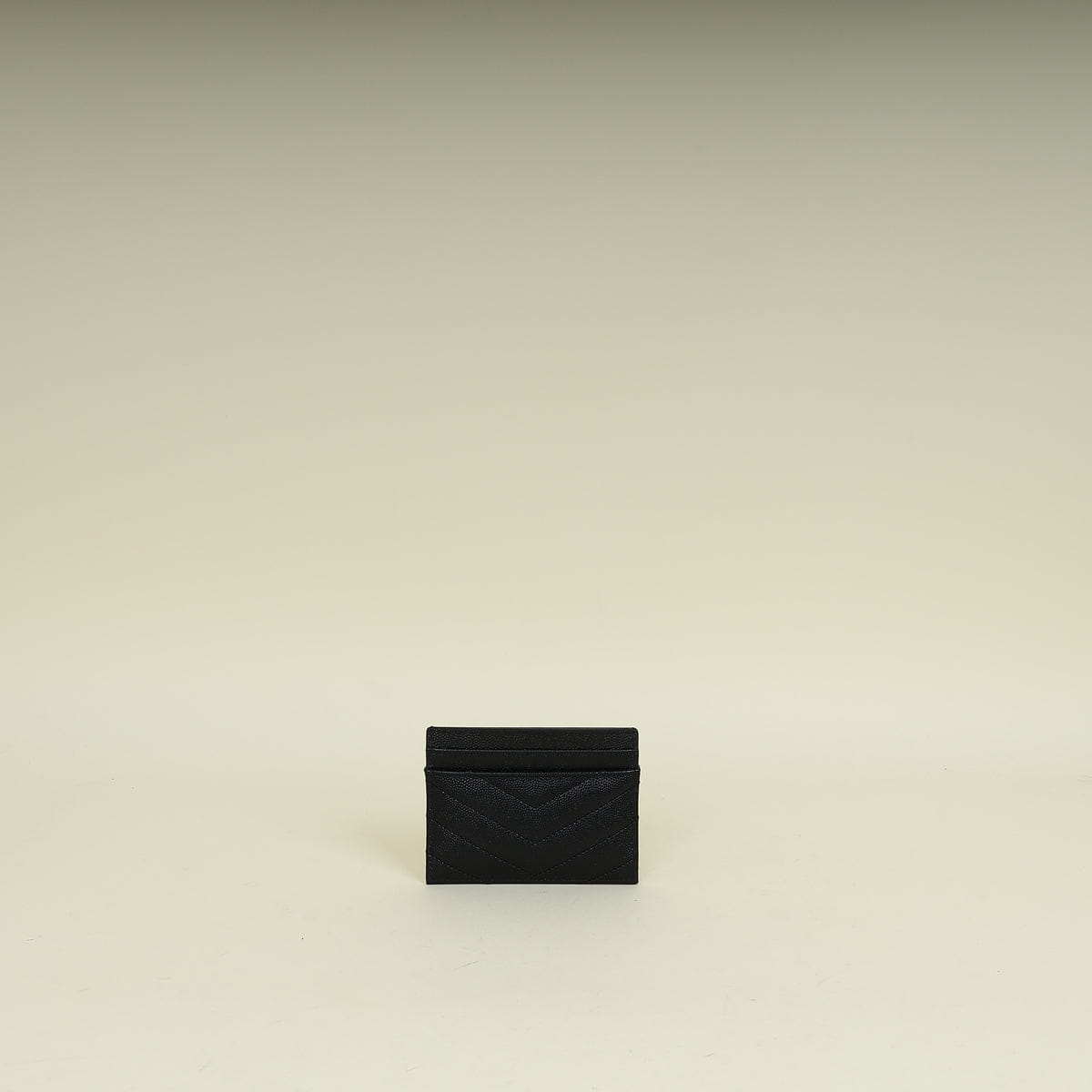 YSL Black Cassandre Matelasse Card Holder