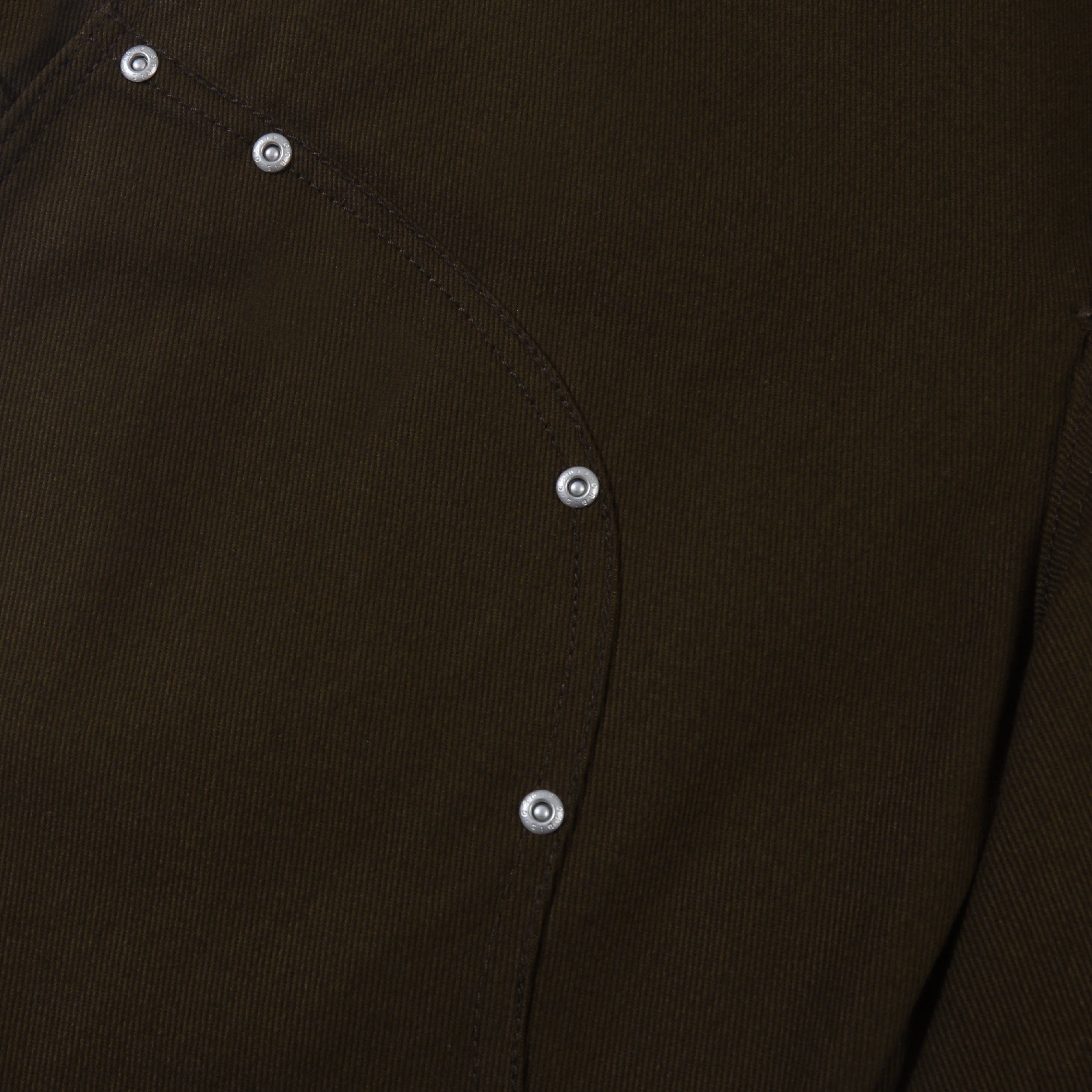 Orbis Panel Rivet Shorts - Brown