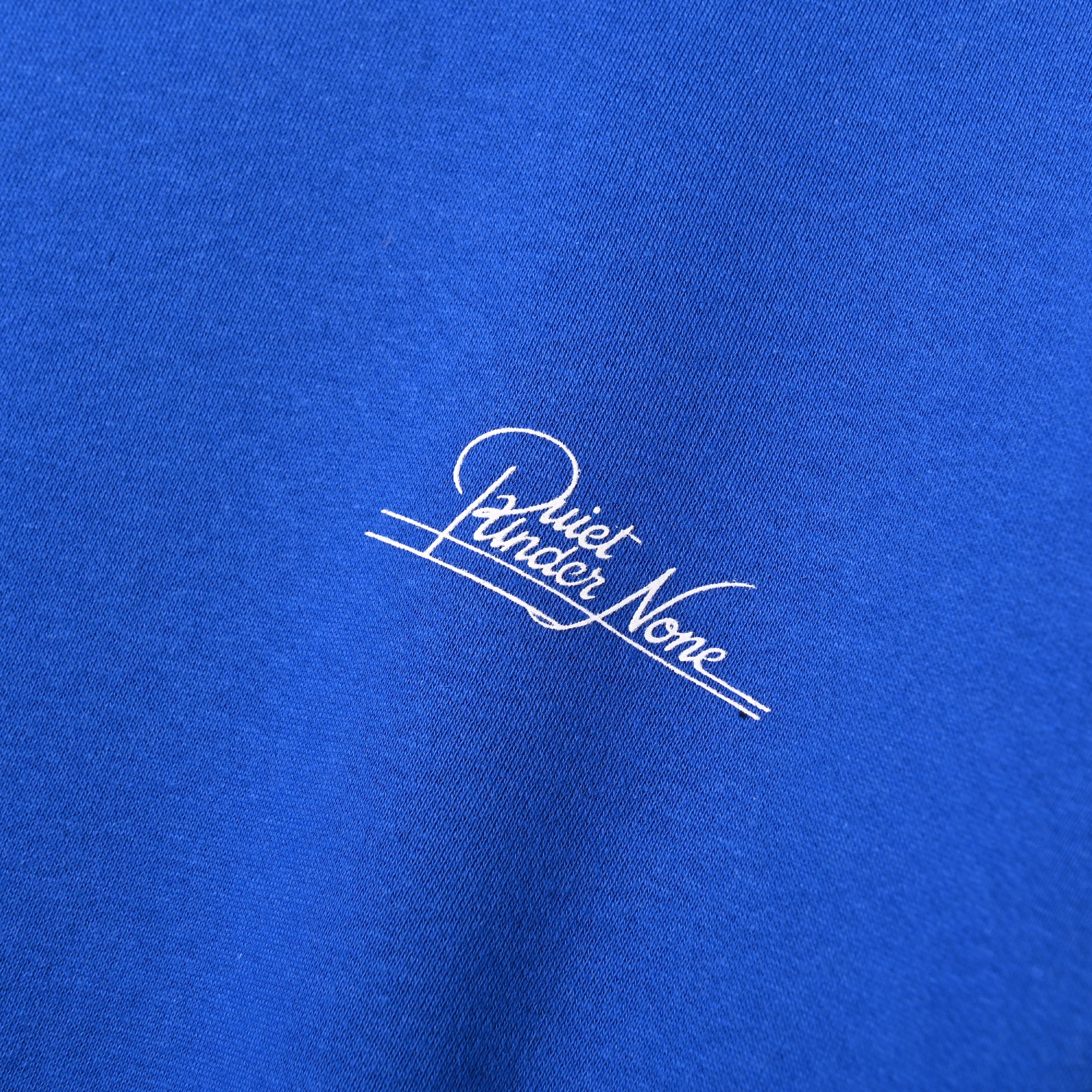 Quiet Under None Snatch Crewneck - Blue