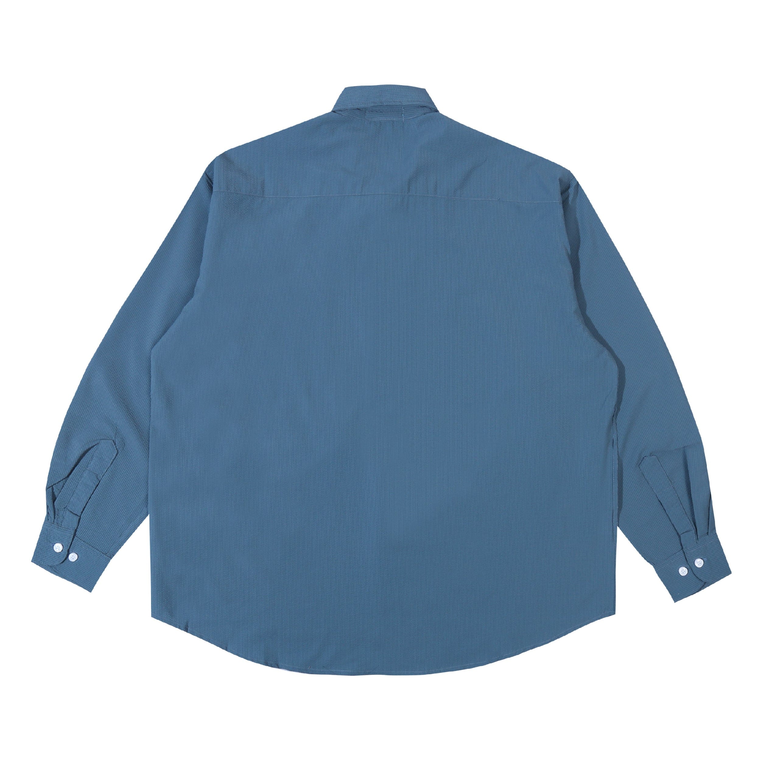 Dovetail Lightweight Seersucker Shirt - Blue