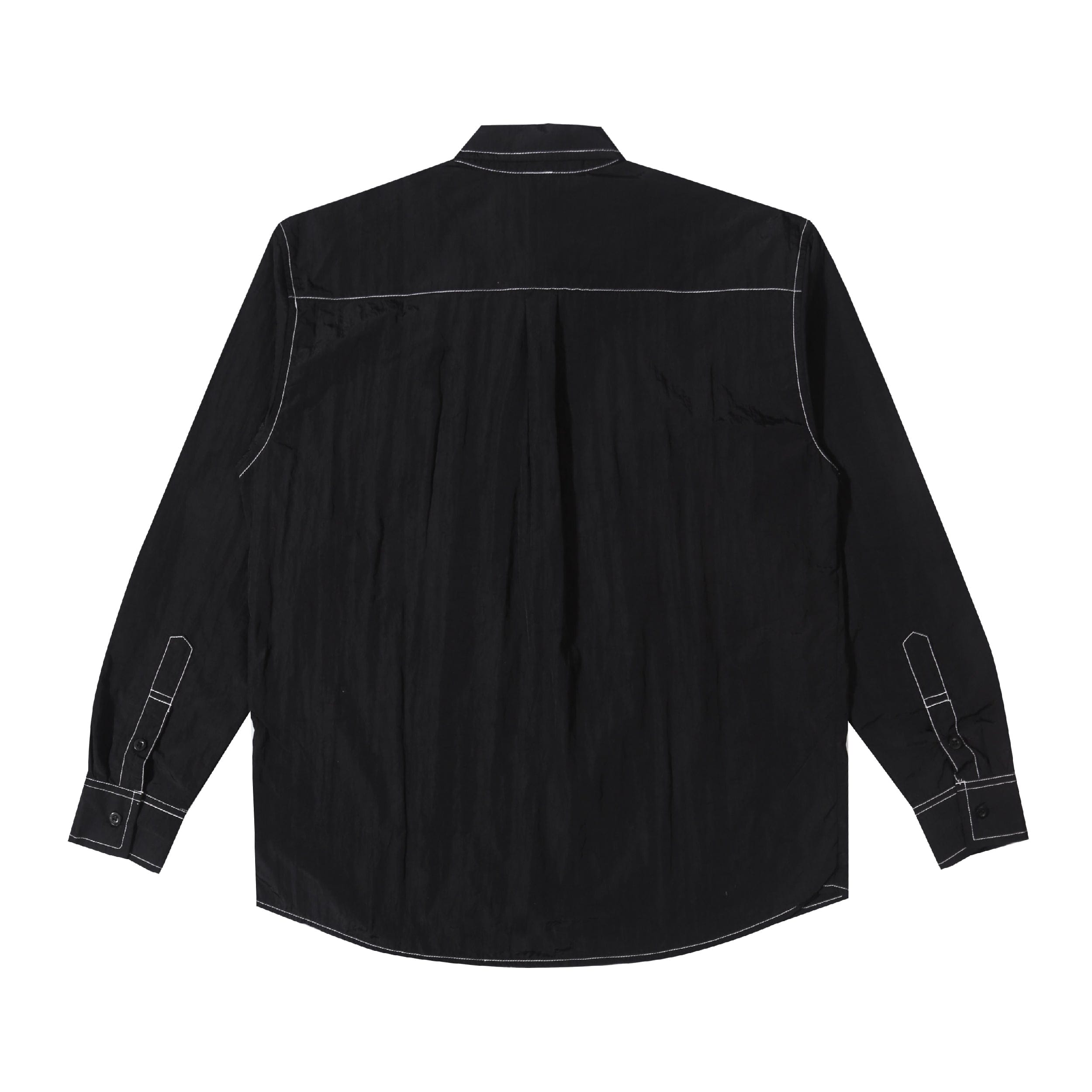 Capital Crinckle Shirt - Black