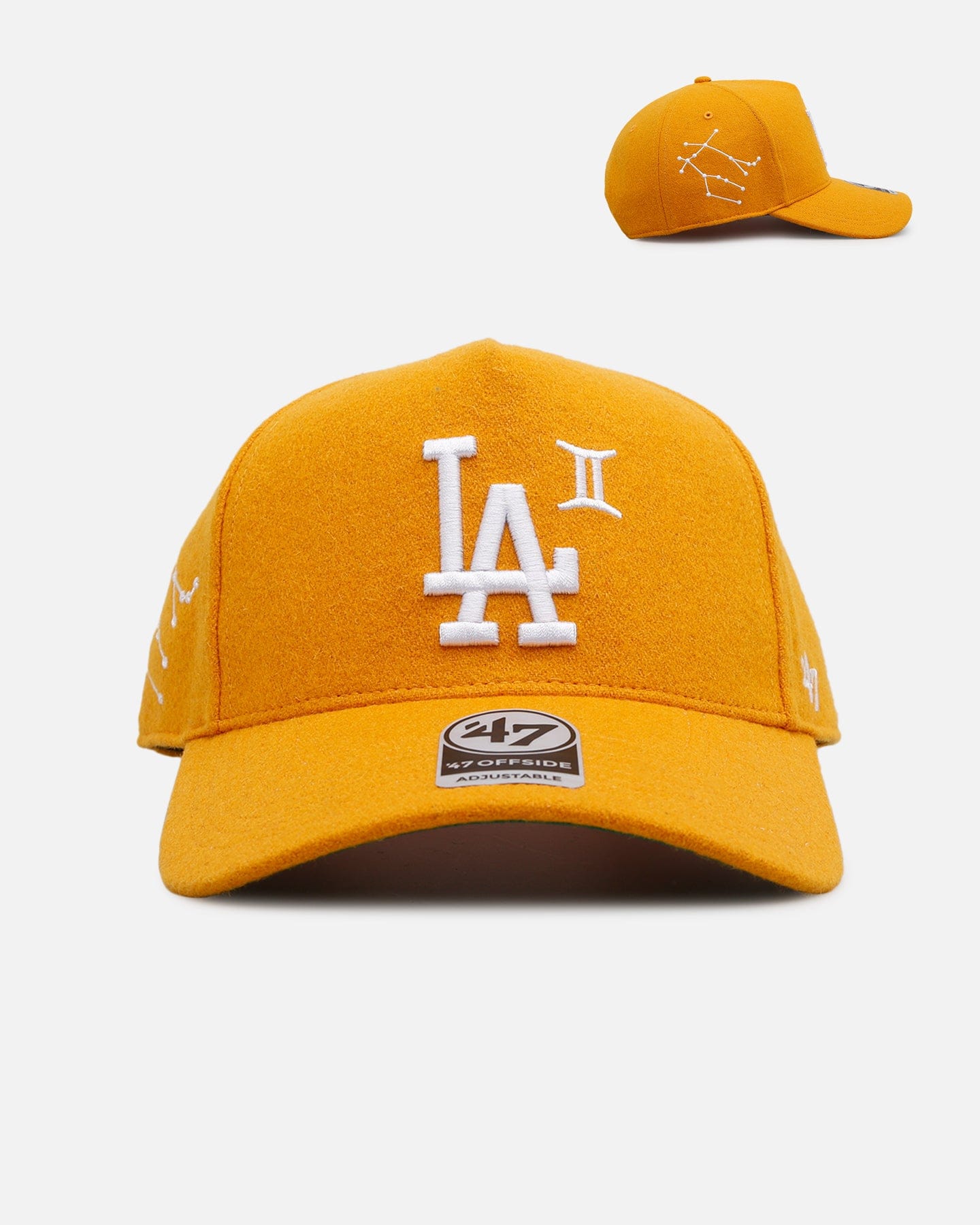 47 Brand Los Angeles Dodgers Zodiac Gemini 47 Offside Snapback Gold