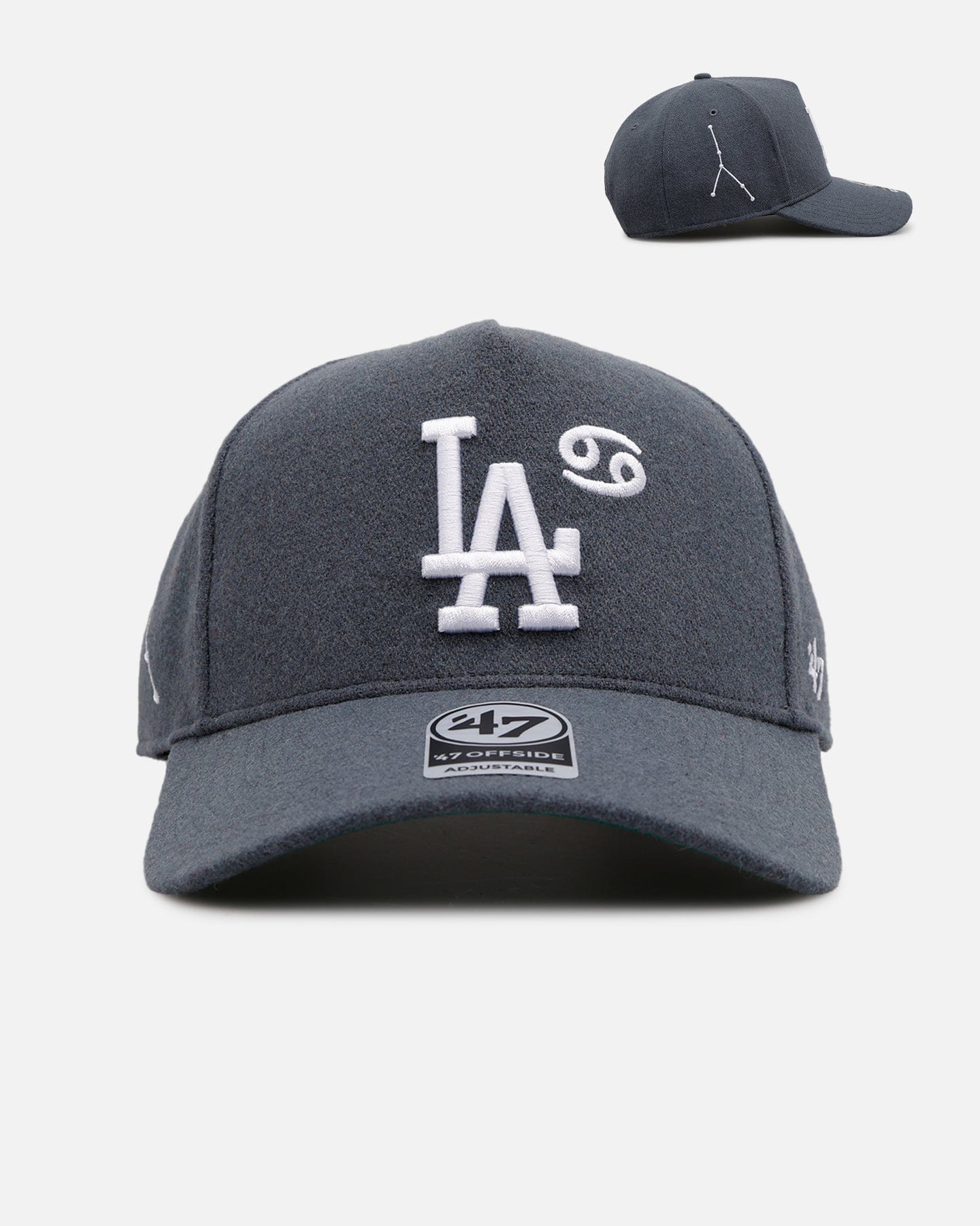 47 Brand Los Angeles Dodgers Zodiac Cancer 47 Offside Snapback Dark Grey