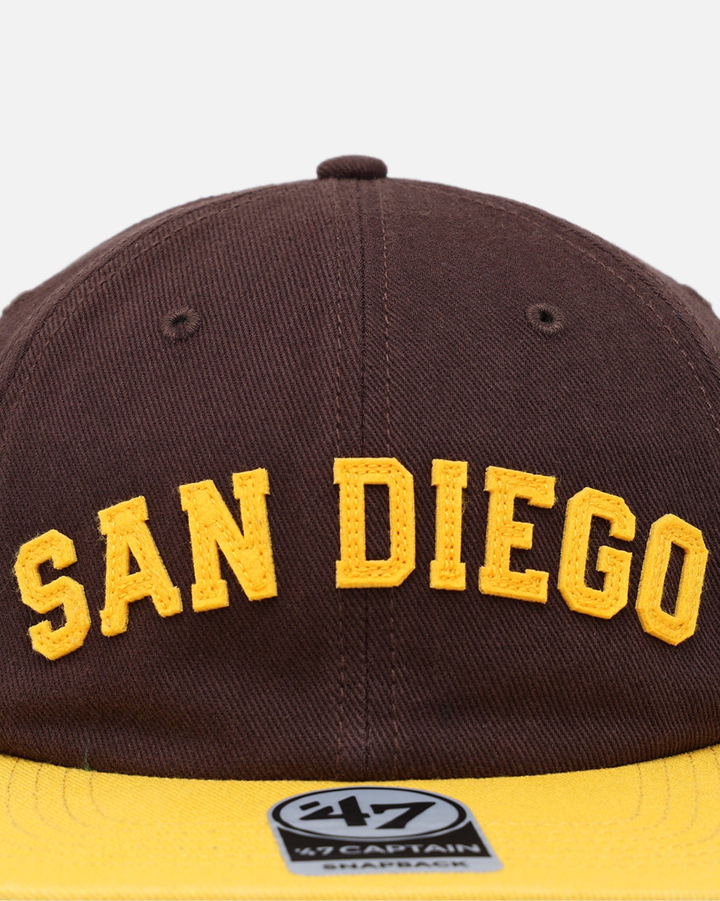47 Brand San Diego Padres The City Block Collection Club Legacy '47 Captain Snapback Brown