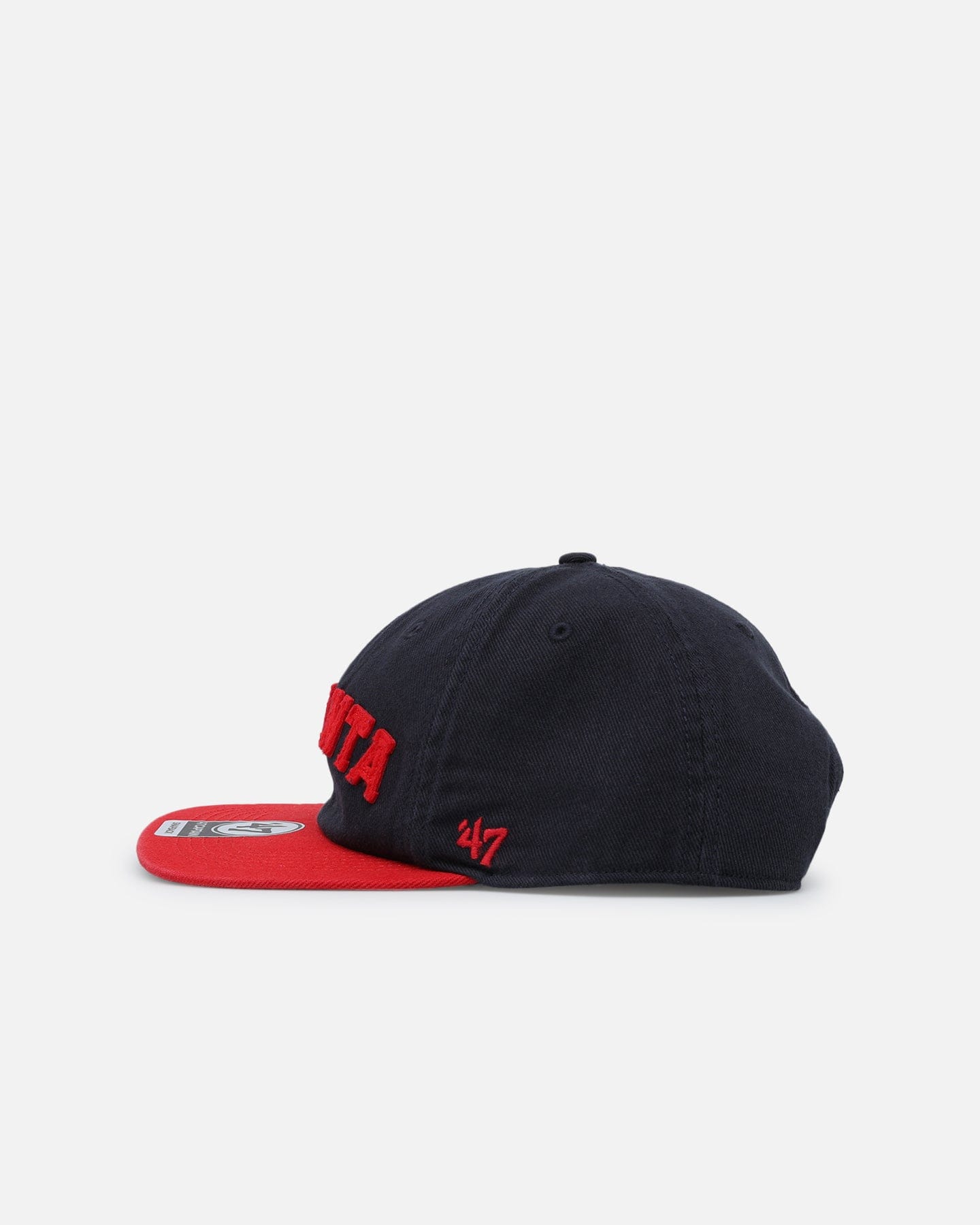 47 Brand Atlanta Braves The City Block Collection Club Legacy '47 Captain Snapback Navy