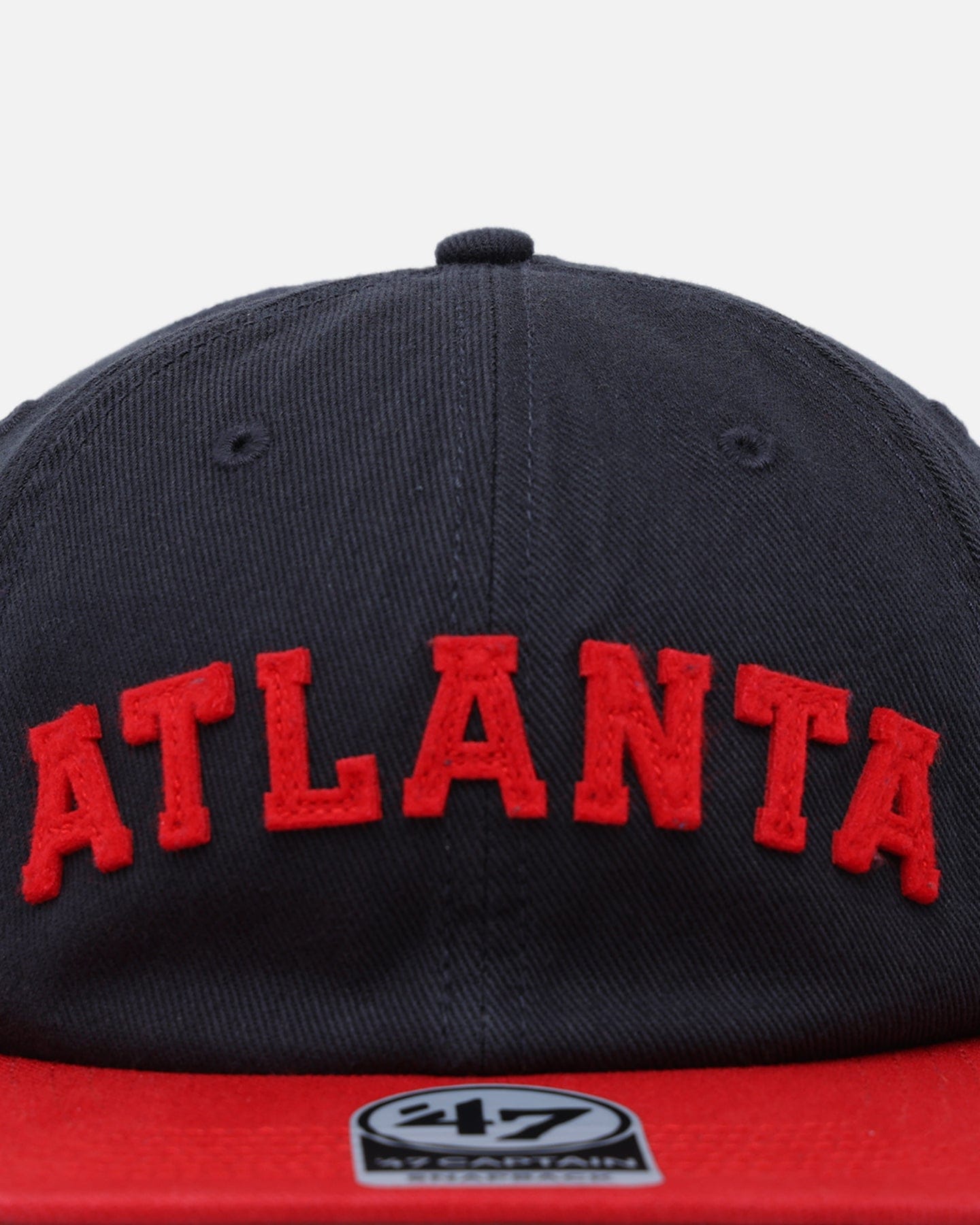 47 Brand Atlanta Braves The City Block Collection Club Legacy '47 Captain Snapback Navy