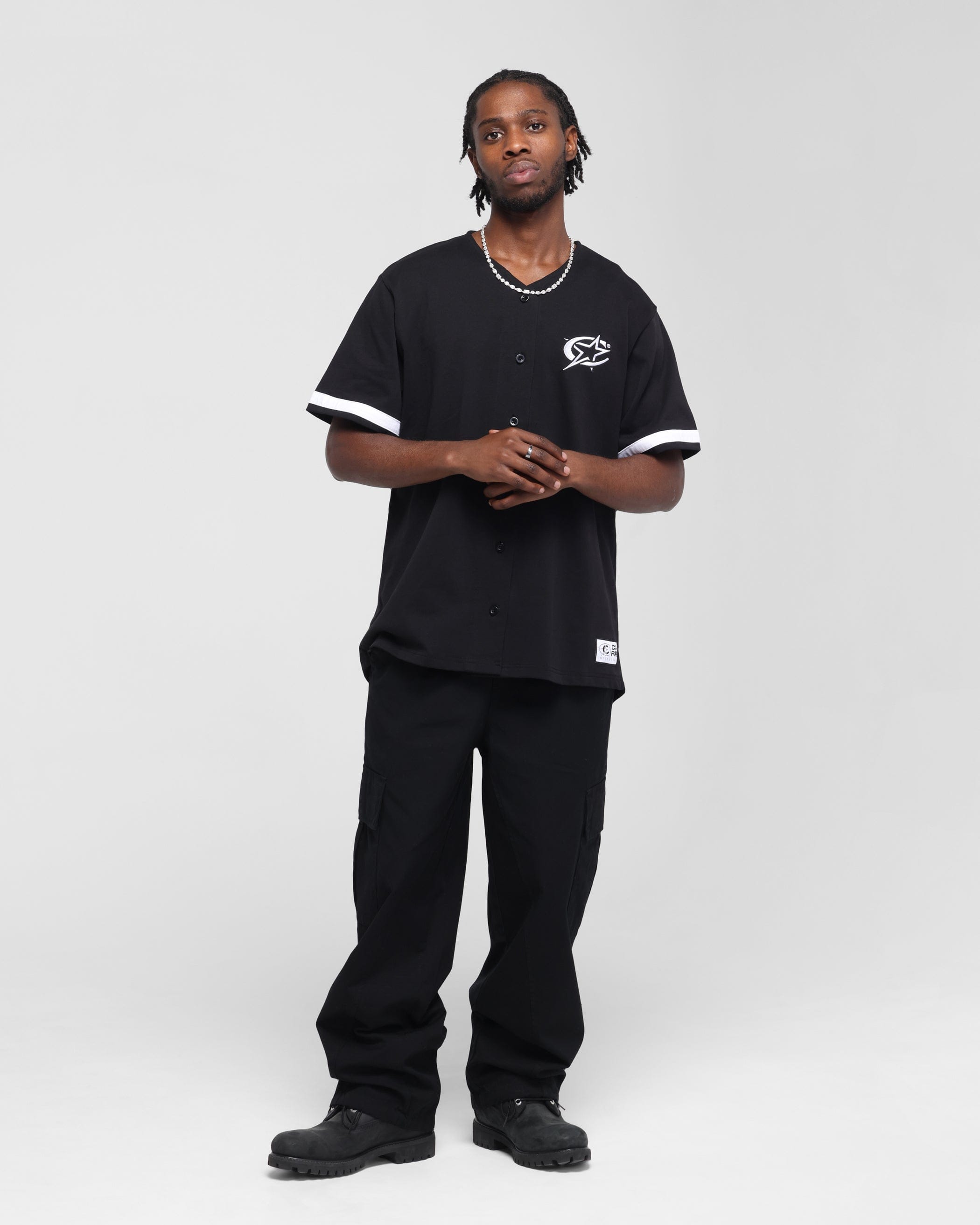 Carre C - Star Baseball Jersey Black