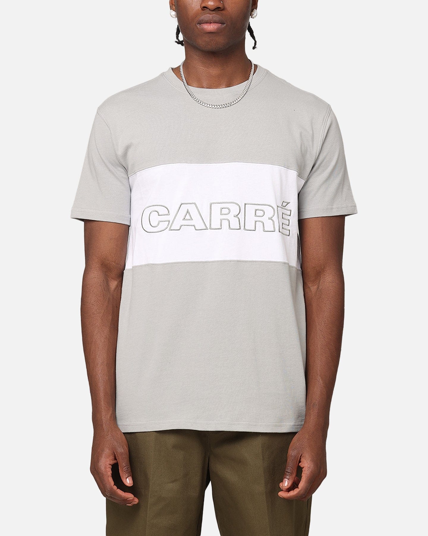Carre Boost Panel T - Shirt Grey/White