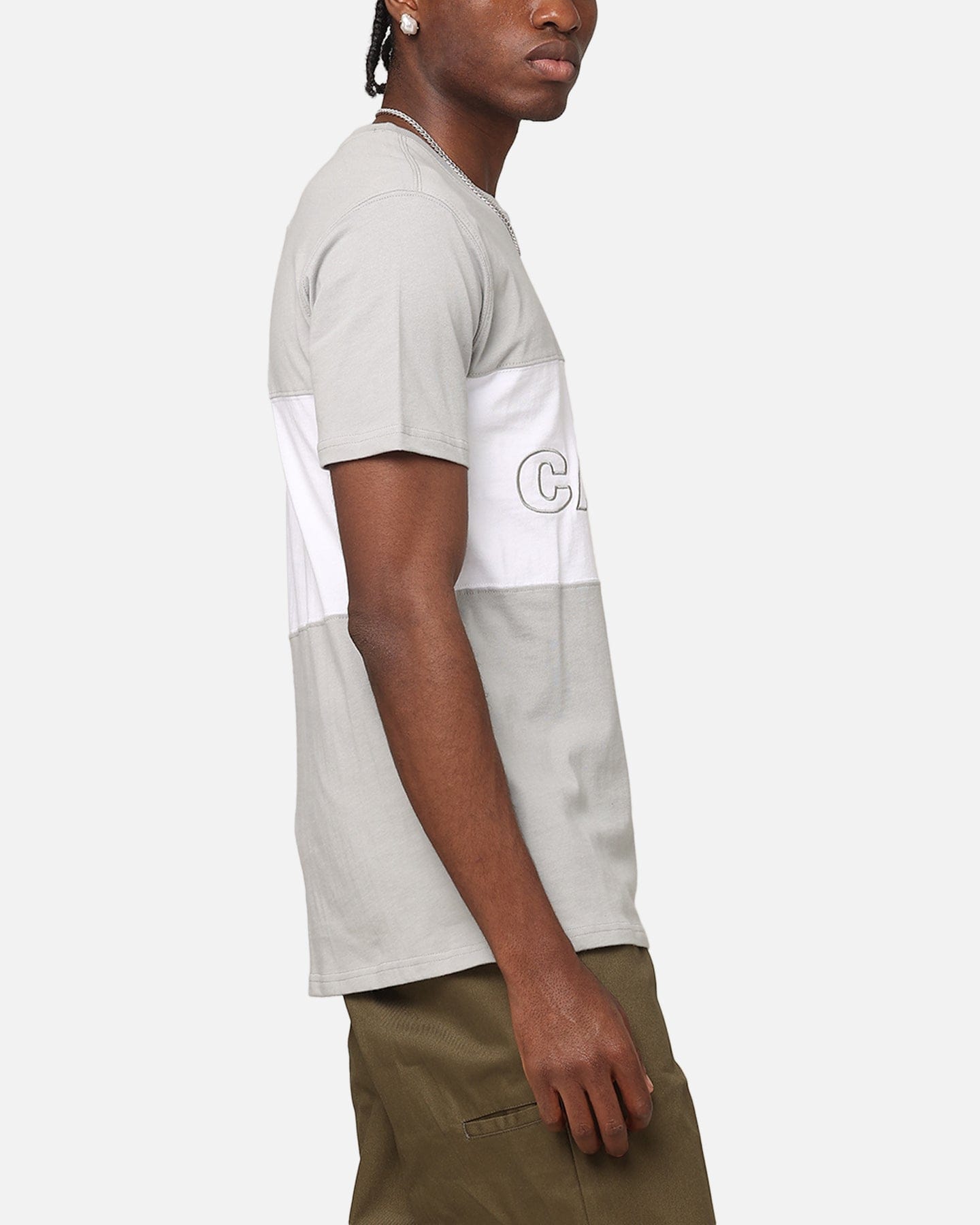 Carre Boost Panel T - Shirt Grey/White