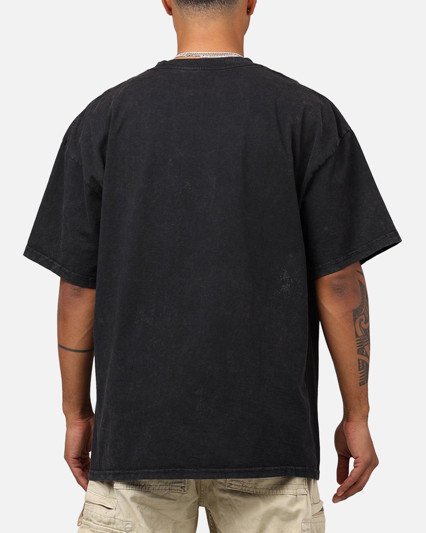 73studio UFC By 73Studio Jon Jones Big Face T - Shirt Black Acidwash