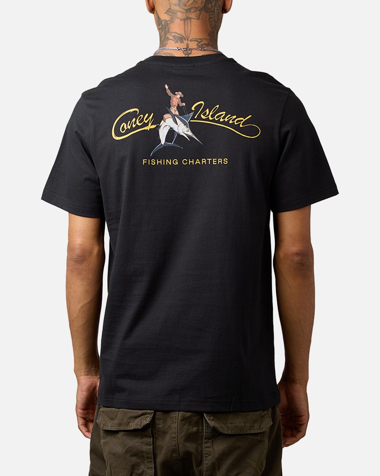 Coney Island Picnic Fishing T - Shirt Black