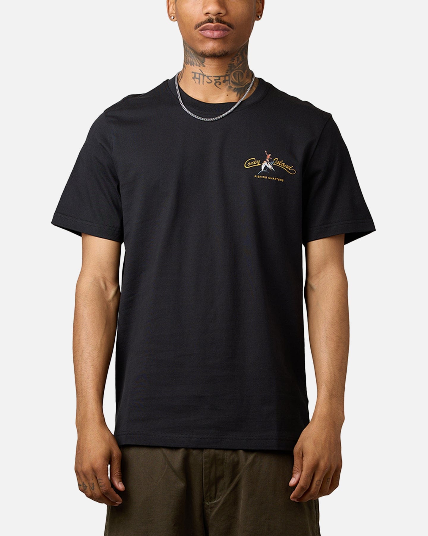 Coney Island Picnic Fishing T - Shirt Black