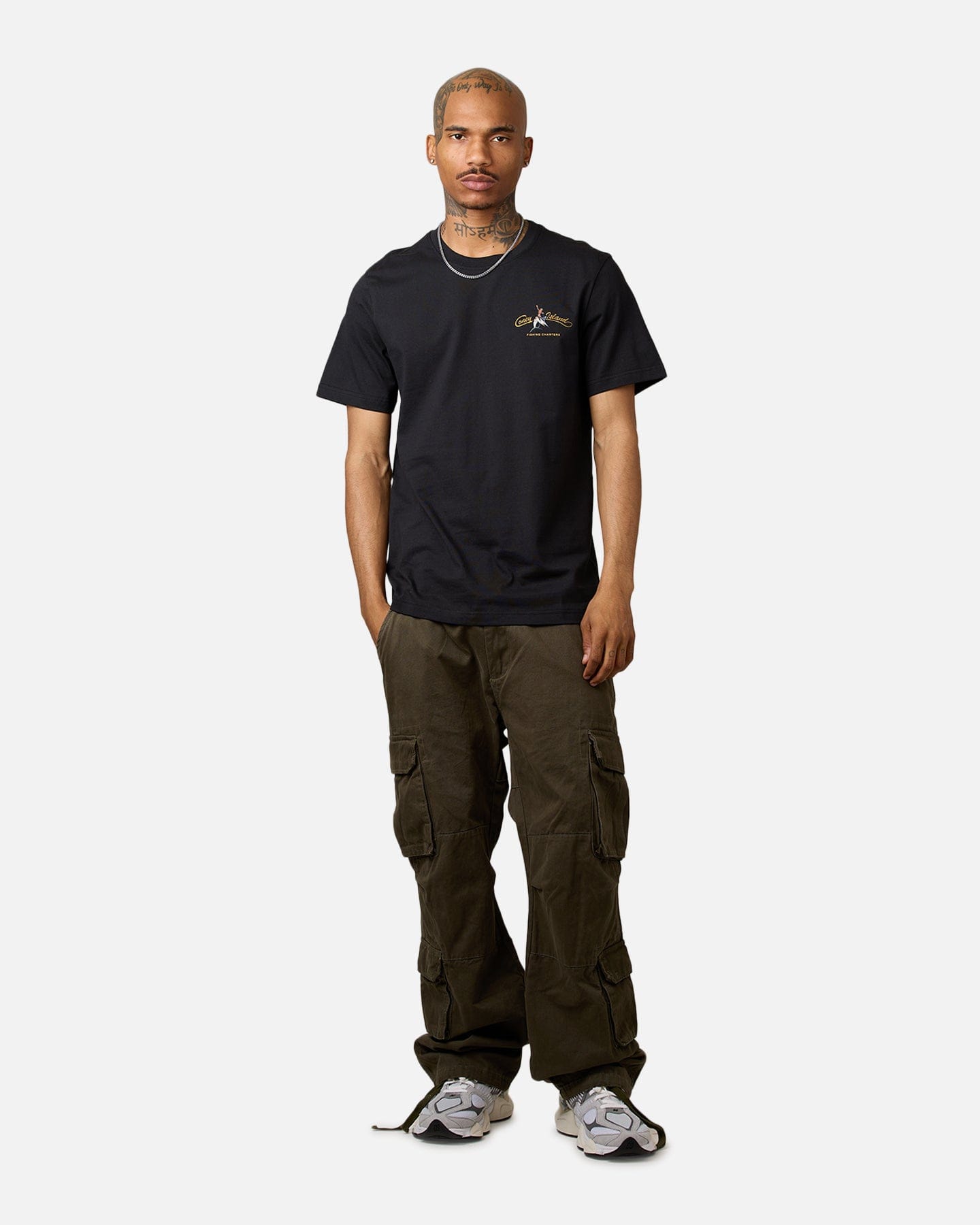 Coney Island Picnic Fishing T - Shirt Black
