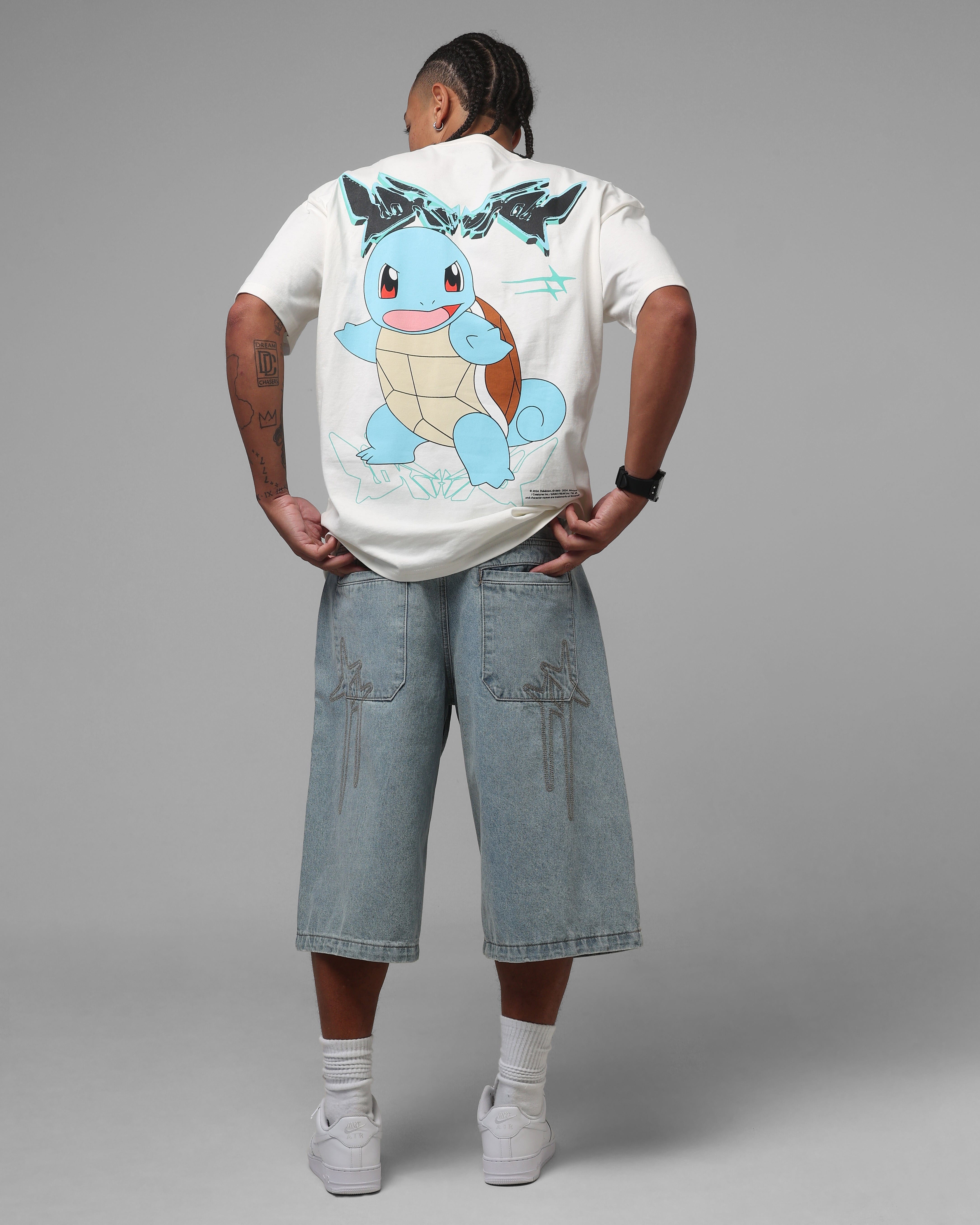 Loiter Pokémon By Loiter Squirtle Heavyweight T - Shirt Off White