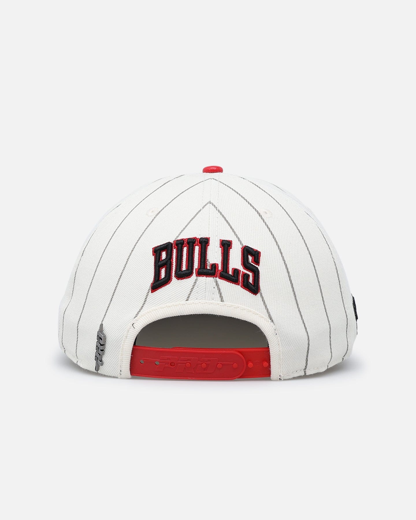 PRO Standard Chicago Bulls Pinstripe Wool Snapback Eggshell/Yellow
