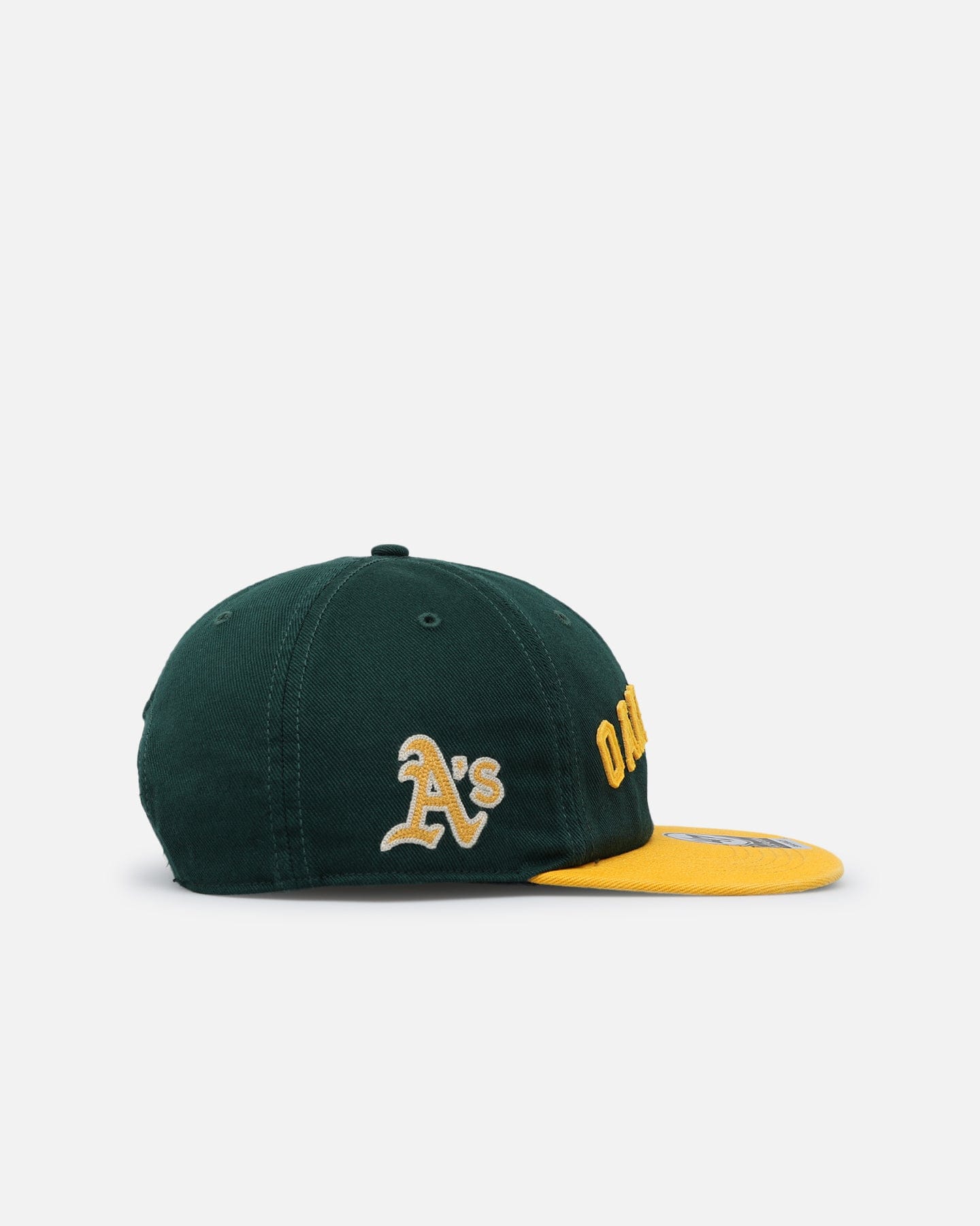 47 Brand Oakland Athletics The City Block Collection Club Legacy '47 Captain Snapback Dark Green