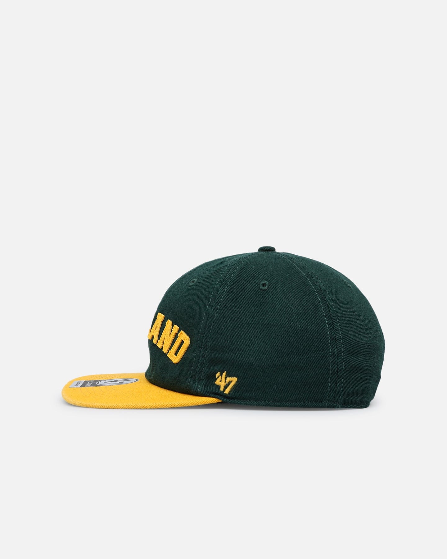 47 Brand Oakland Athletics The City Block Collection Club Legacy '47 Captain Snapback Dark Green