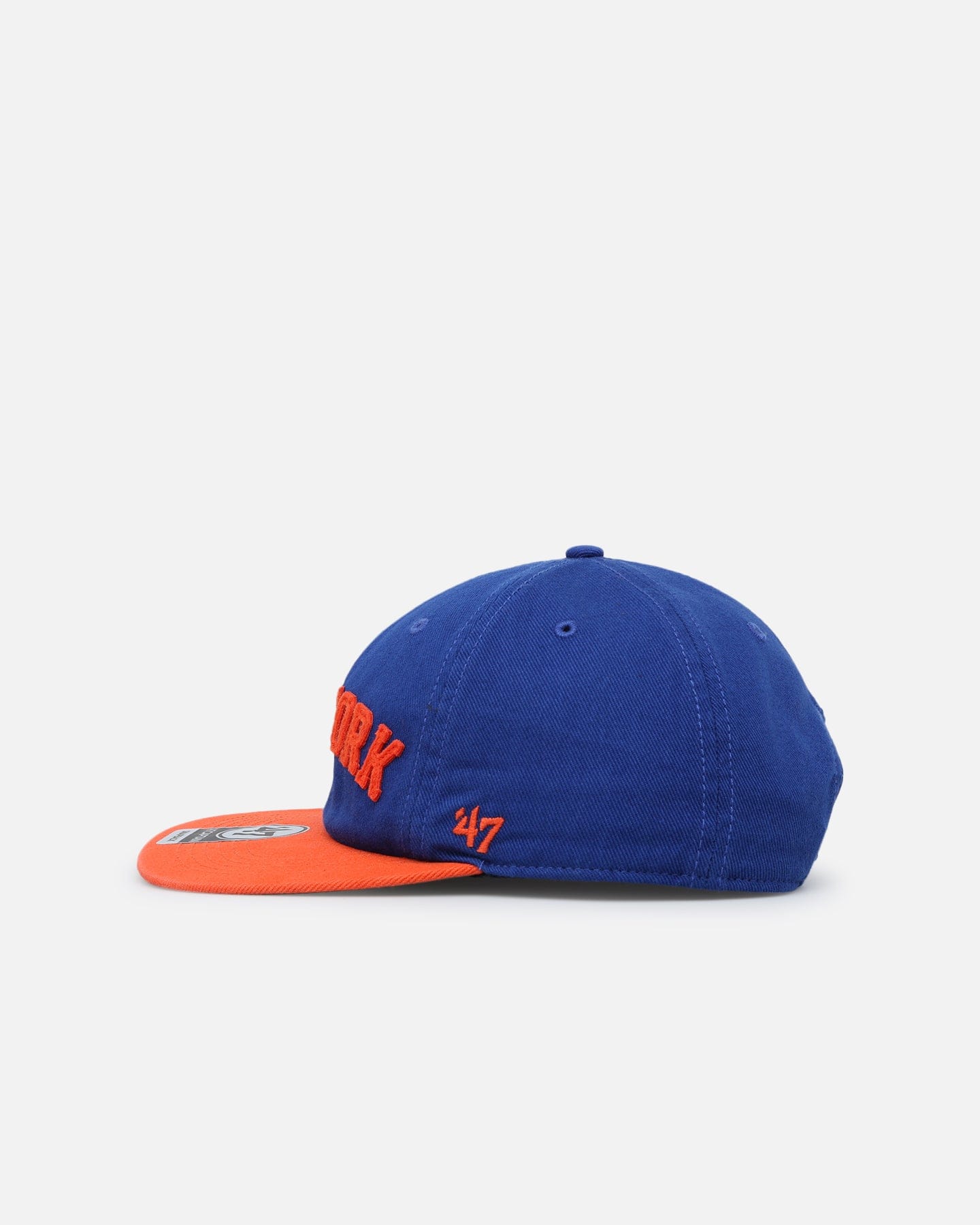 47 Brand New York Mets The City Block Collection Club Legacy '47 Captain Snapback Royal