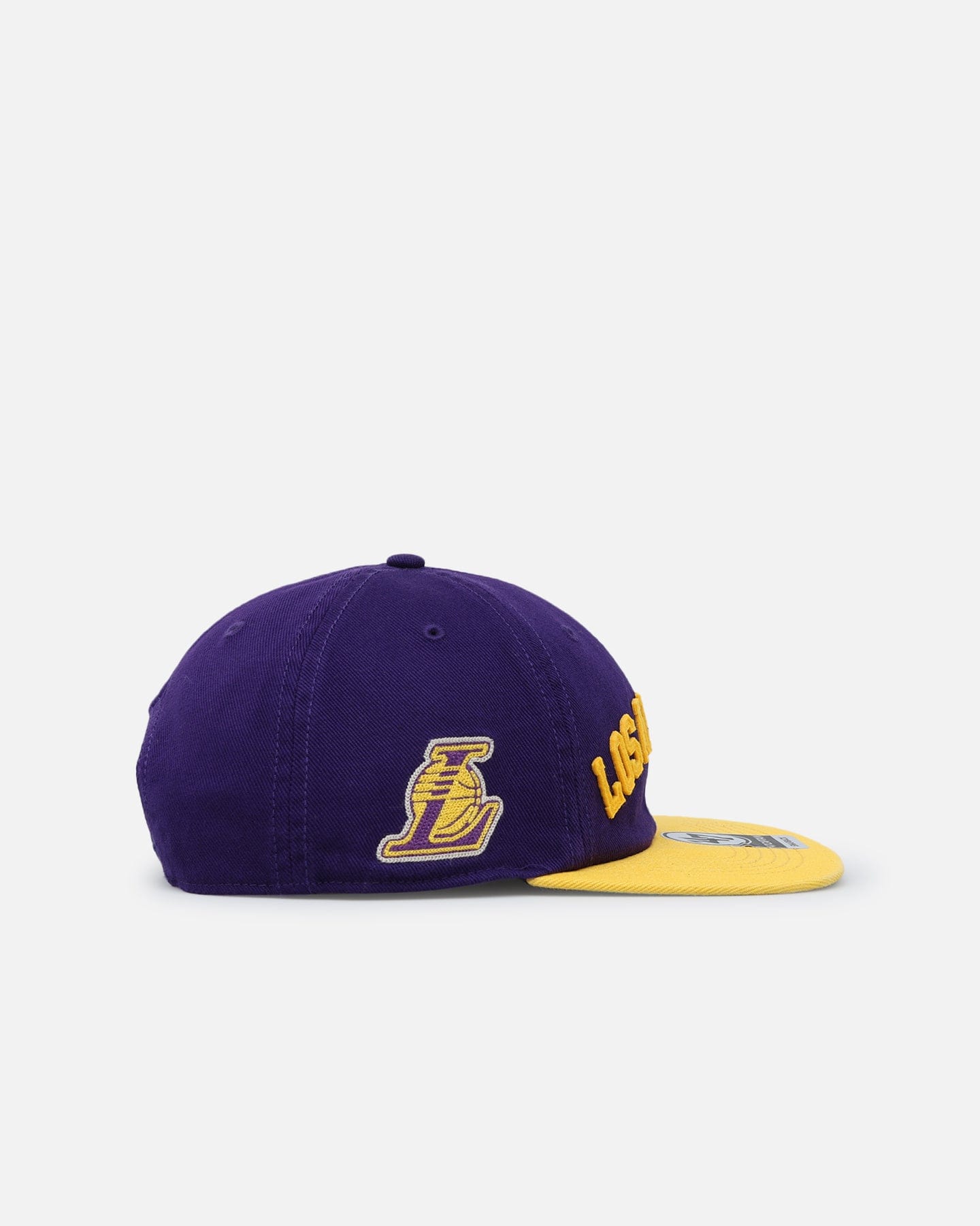 47 Brand Los Angeles Lakers The City Block Collection Club Legacy '47 Captain Snapback Purple