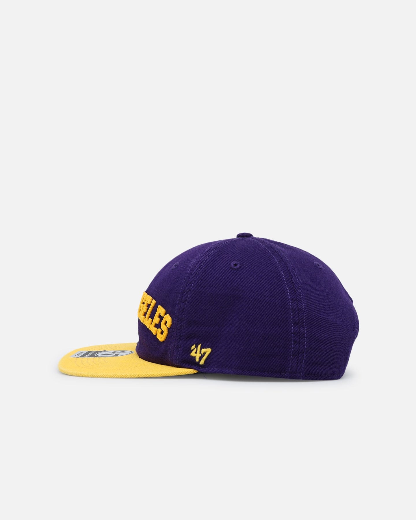 47 Brand Los Angeles Lakers The City Block Collection Club Legacy '47 Captain Snapback Purple