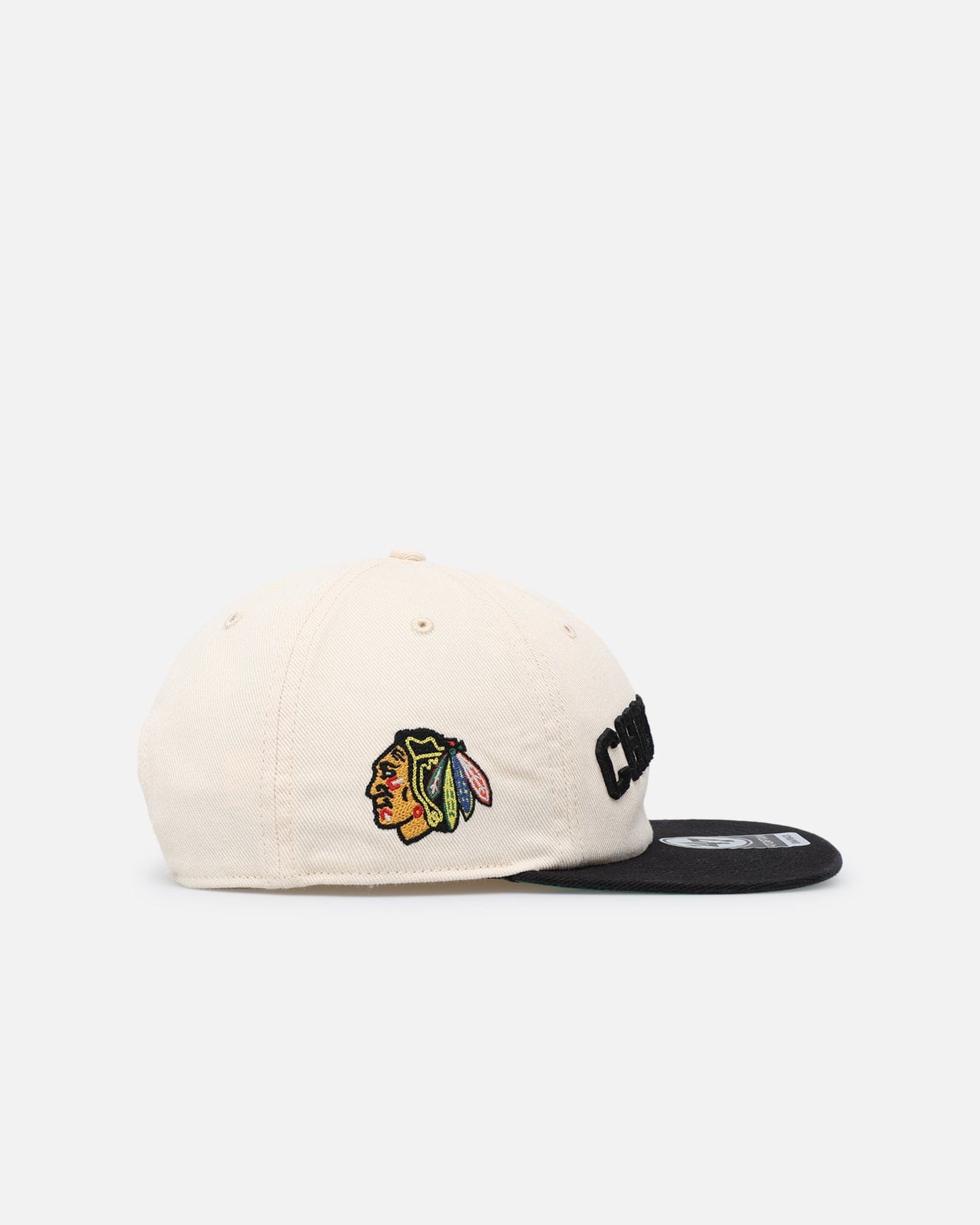 47 Brand Chicago Blackhawks The City Block Collection Club Legacy '47 Captain Snapback Natural