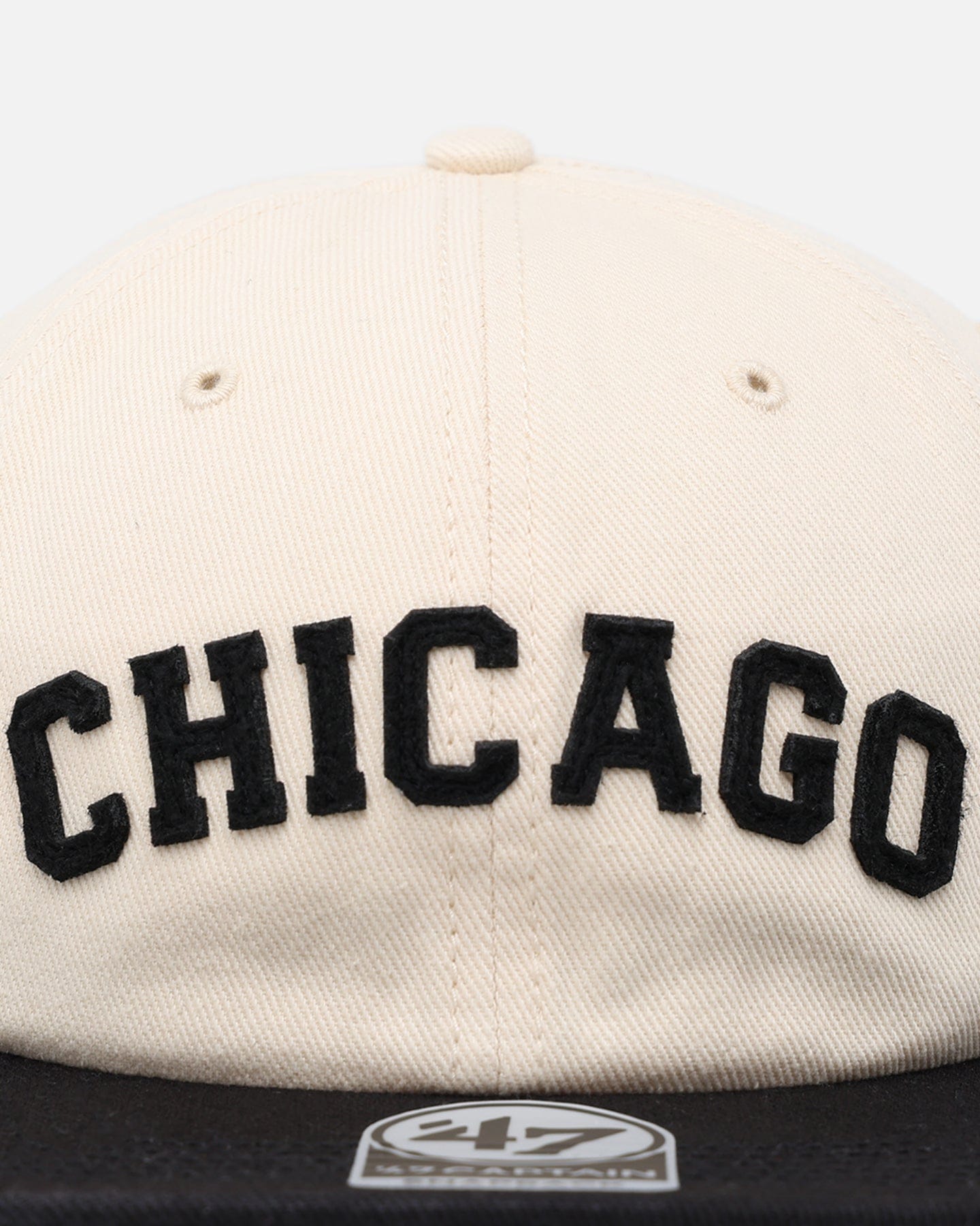 47 Brand Chicago Blackhawks The City Block Collection Club Legacy '47 Captain Snapback Natural