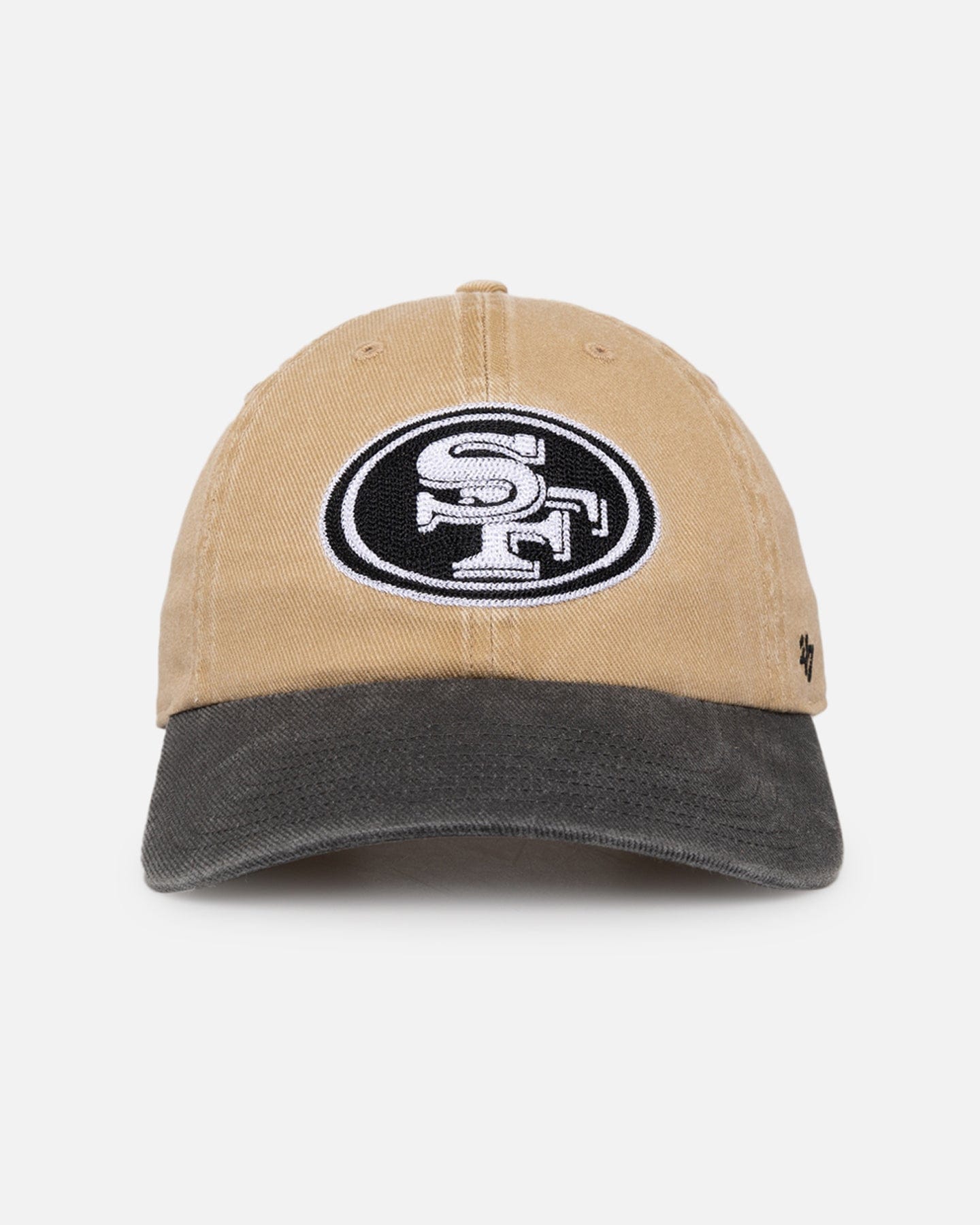 47 Brand San Francisco 49ers Apollo Chain 47 Clean Up Strapback Khaki