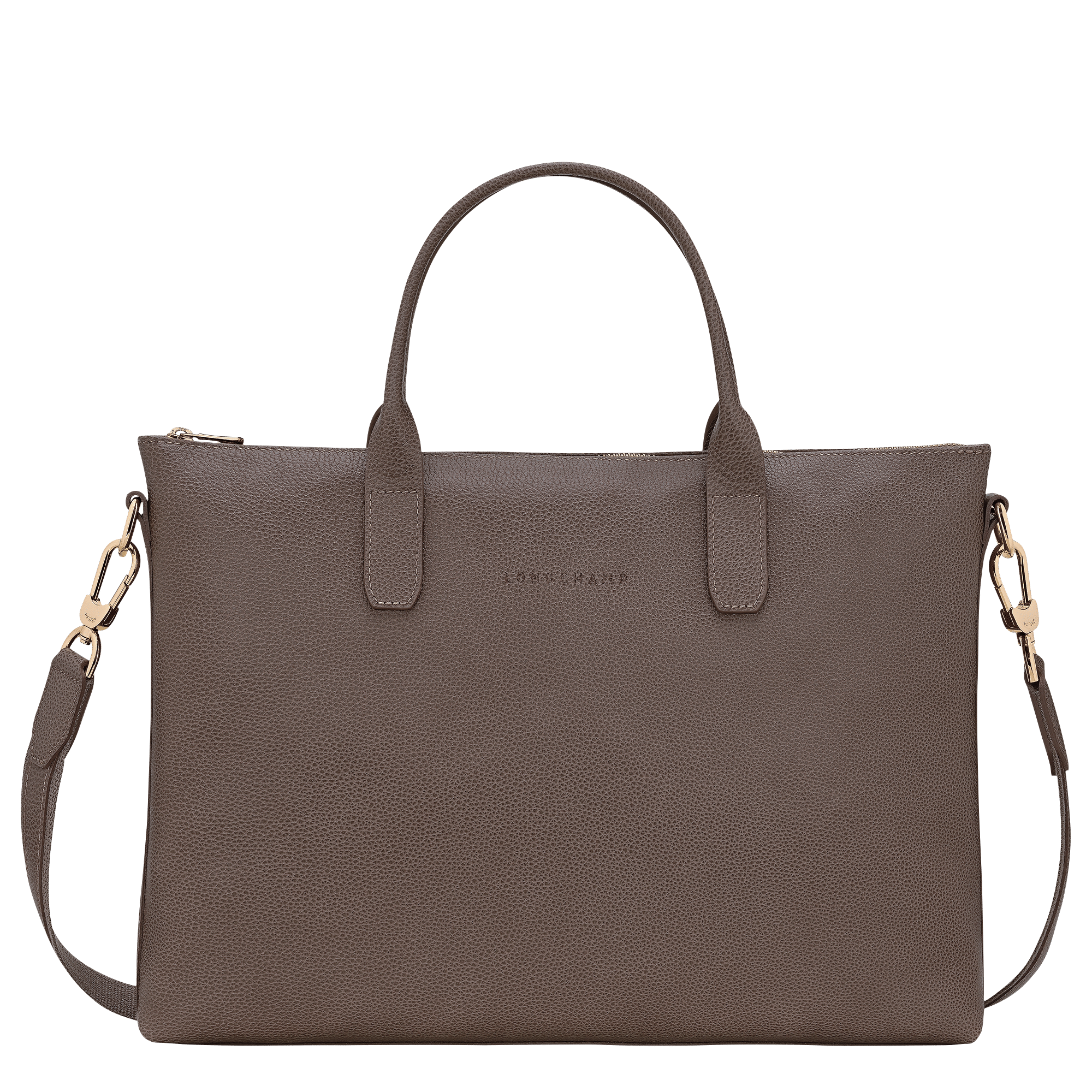 Long Champ Longchamp Le Foulonné S Briefcase Taupe