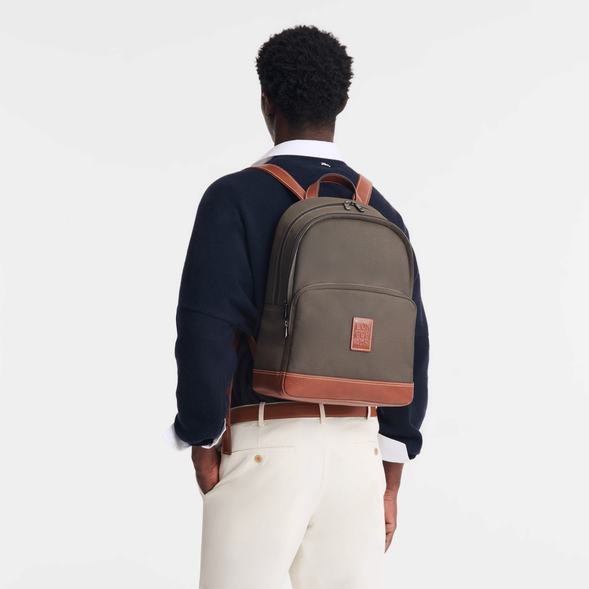 Long Champ Longchamp Boxford Backpack Brown
