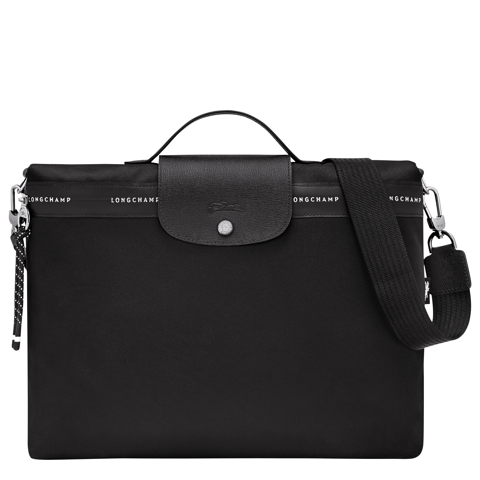 Long Champ Longchamp Le Pliage Energy Briefcase Black