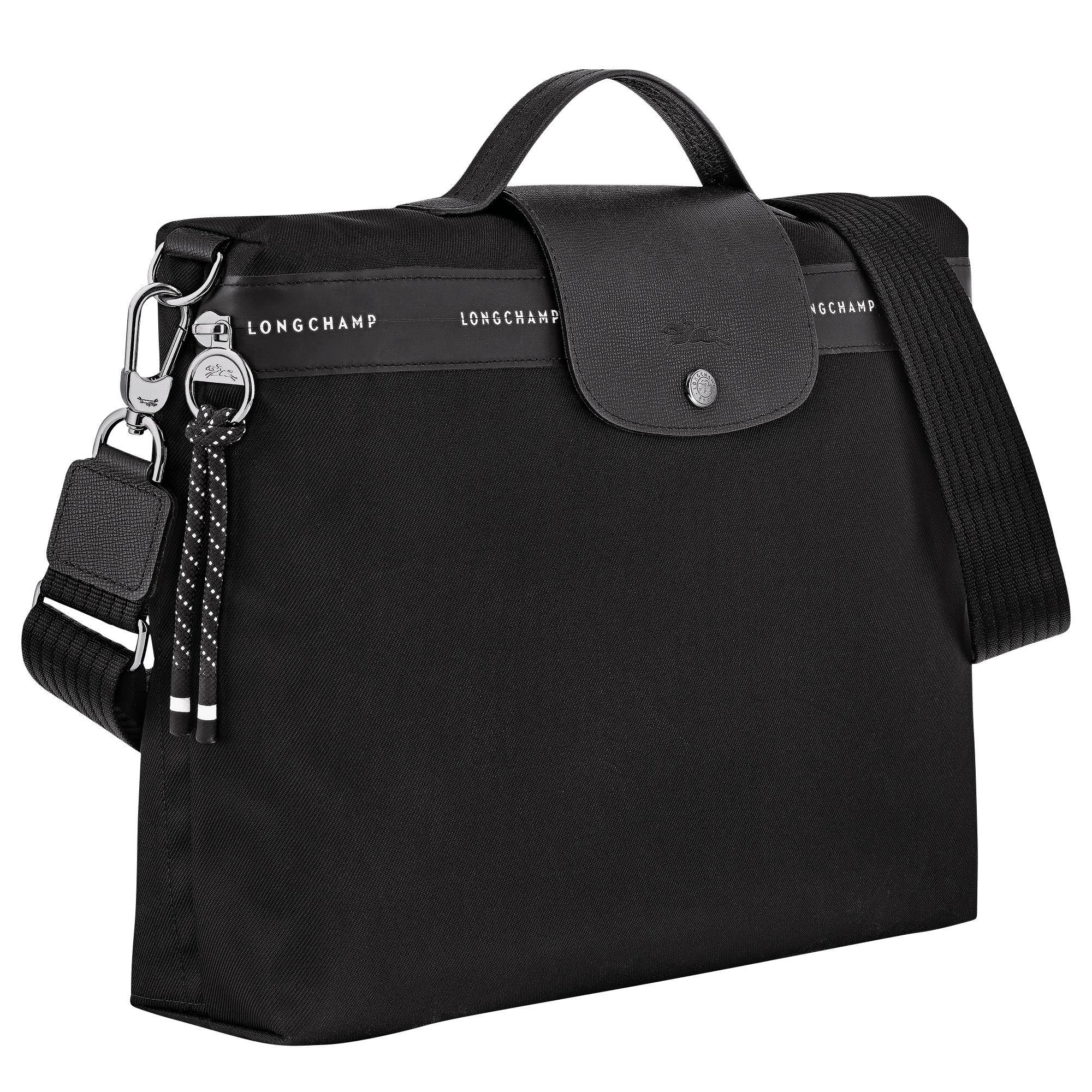 Long Champ Longchamp Le Pliage Energy Briefcase Black