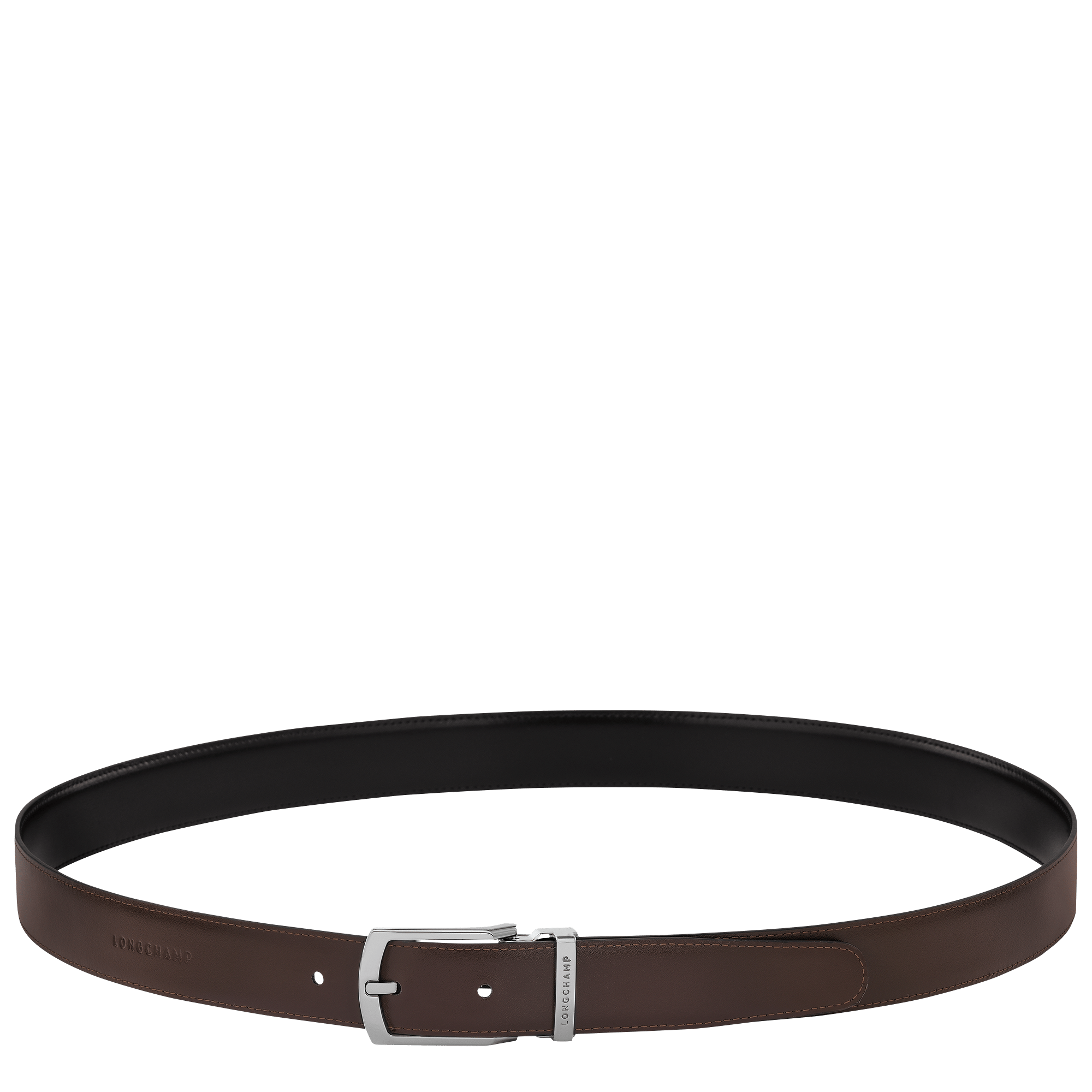 Long Champ Longchamp Delta Box Men's belt Black/Mocha