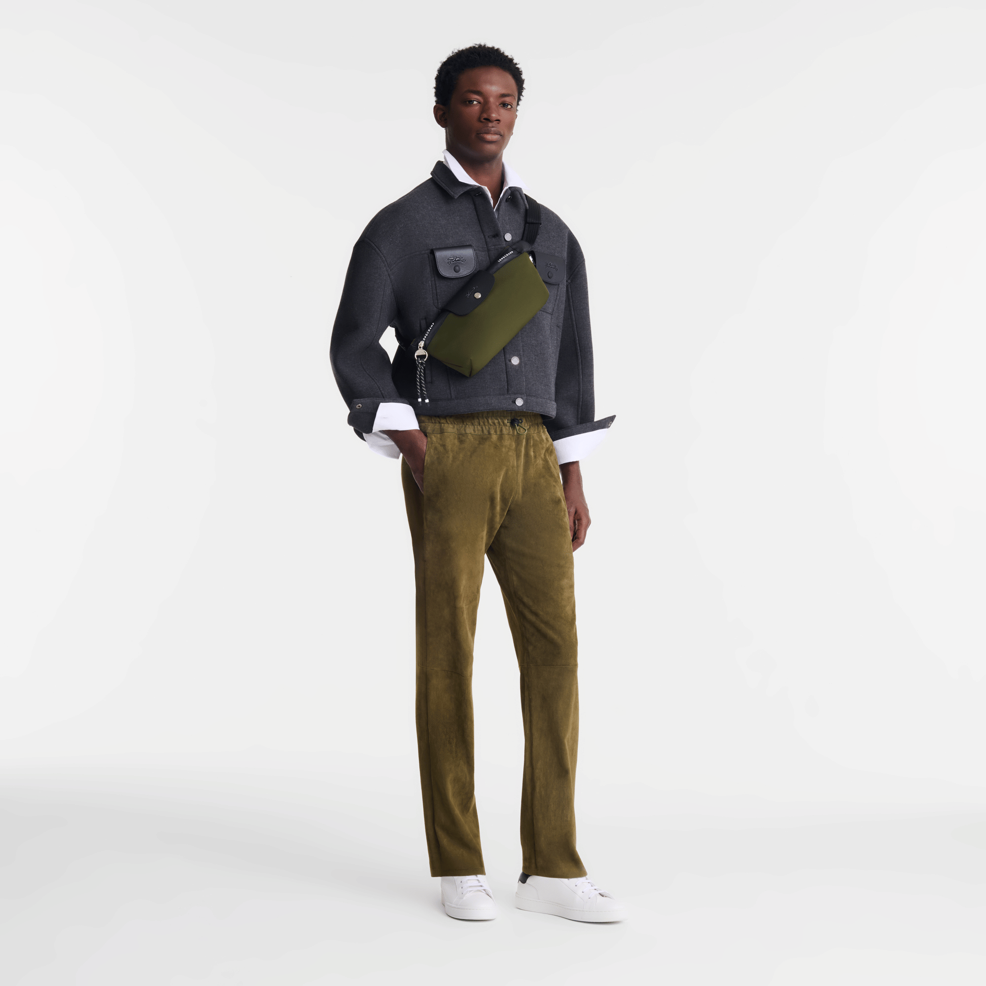 Long Champ Longchamp Le Pliage Energy M Belt bag Khaki