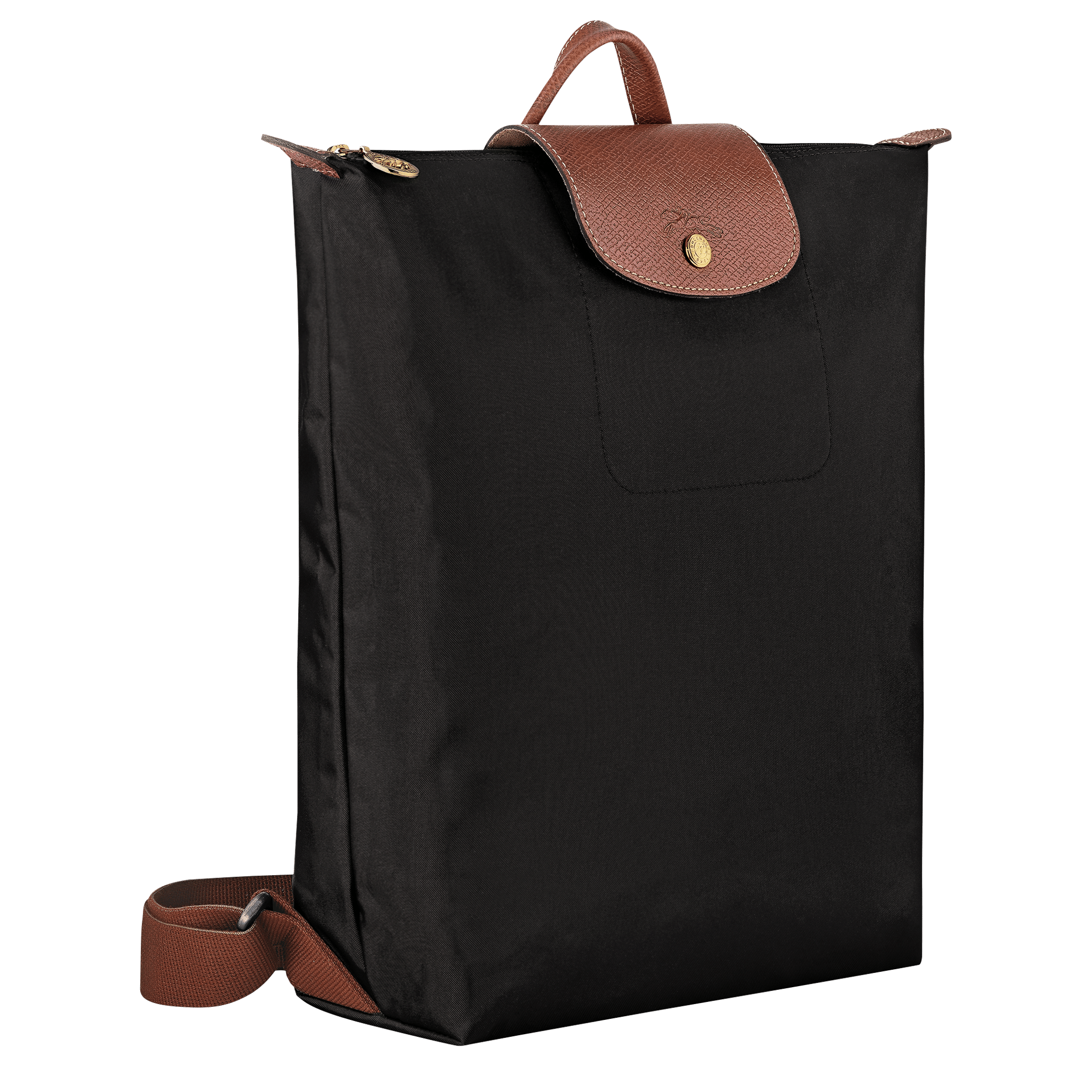 Long Champ Longchamp Le Pliage Original M Backpack Black