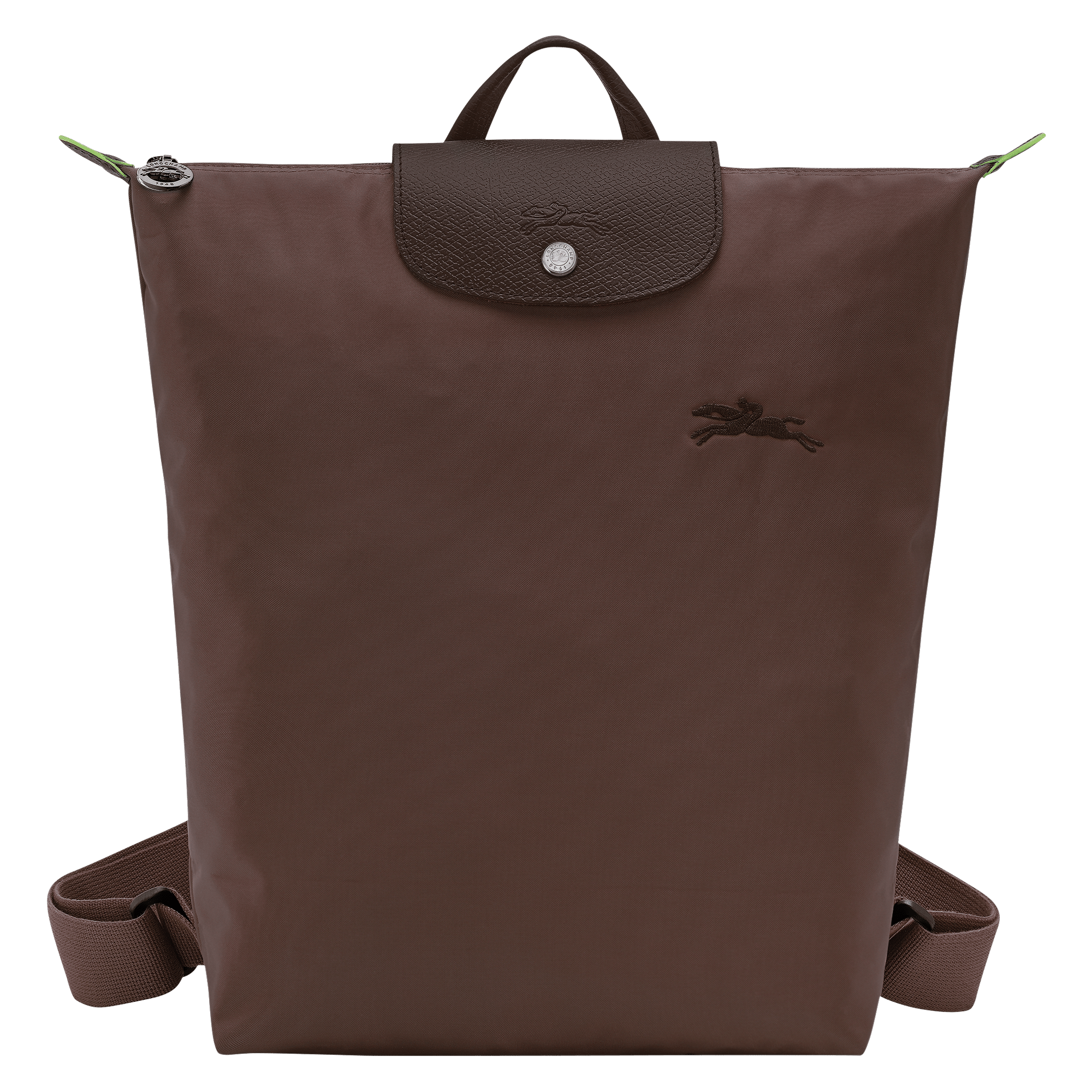 Long Champ Longchamp Le Pliage Green M Backpack Mocha