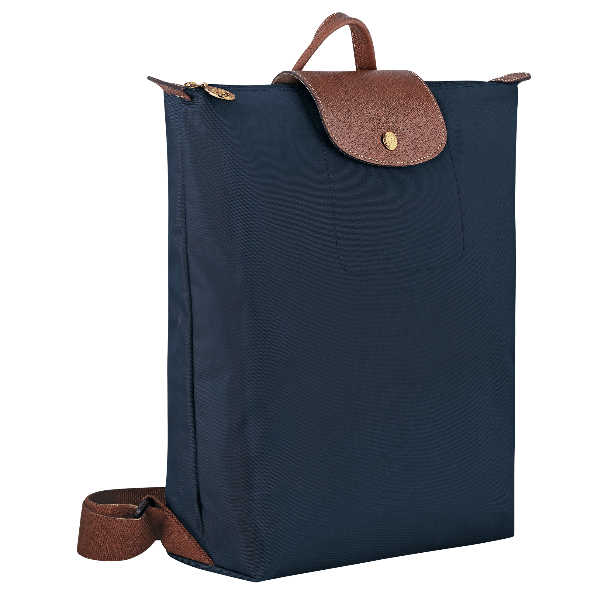 Long Champ Longchamp Le Pliage Original M Backpack Navy