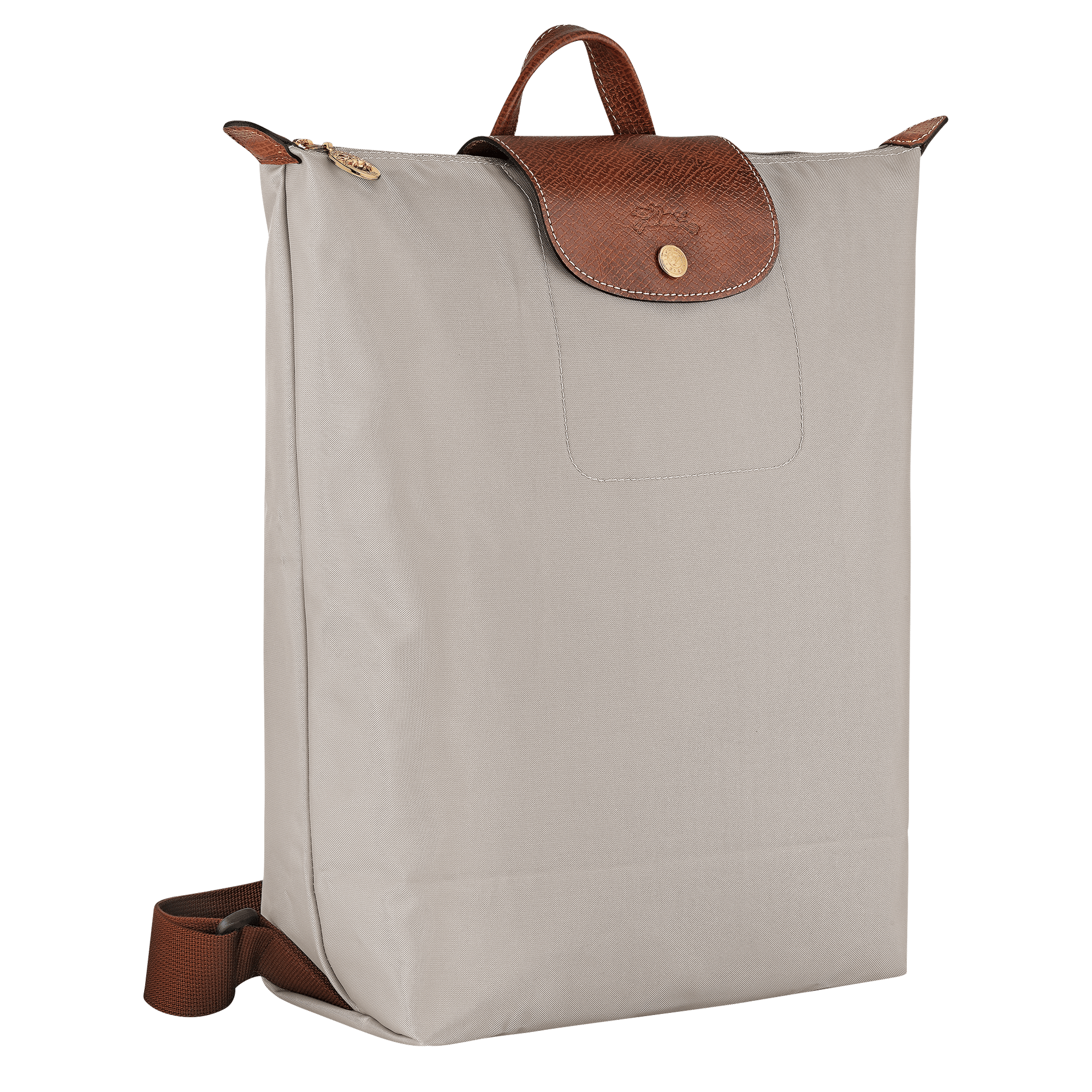 Long Champ Longchamp Le Pliage Original M Backpack Pebble