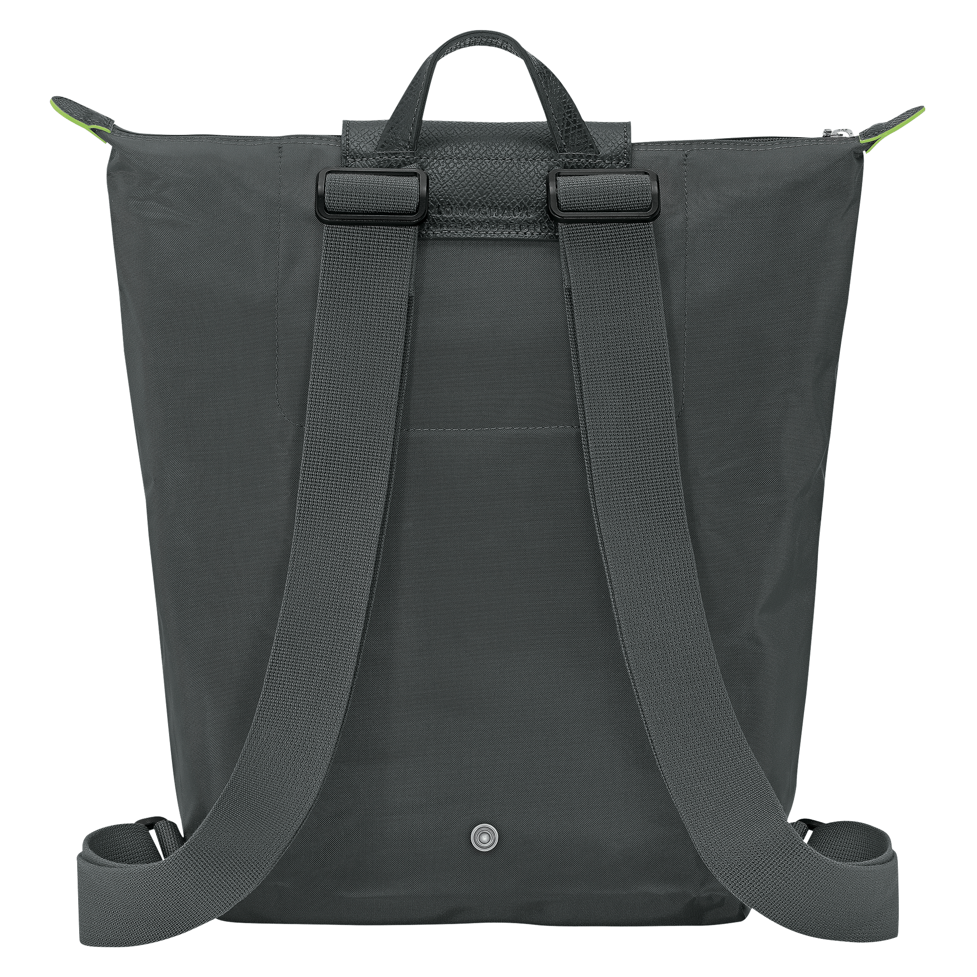 Long Champ Longchamp Le Pliage Green M Backpack Graphite