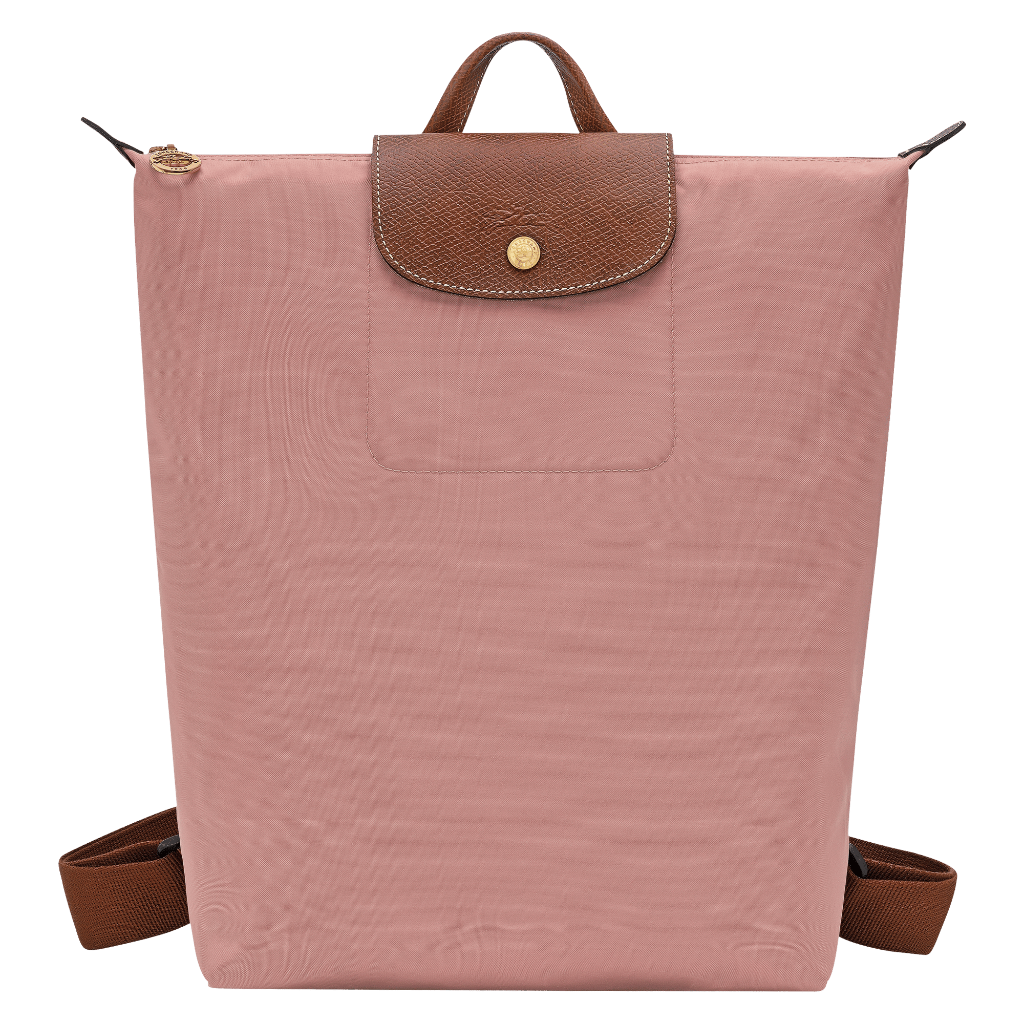 Long Champ Longchamp Le Pliage Original M Backpack Pink Tea